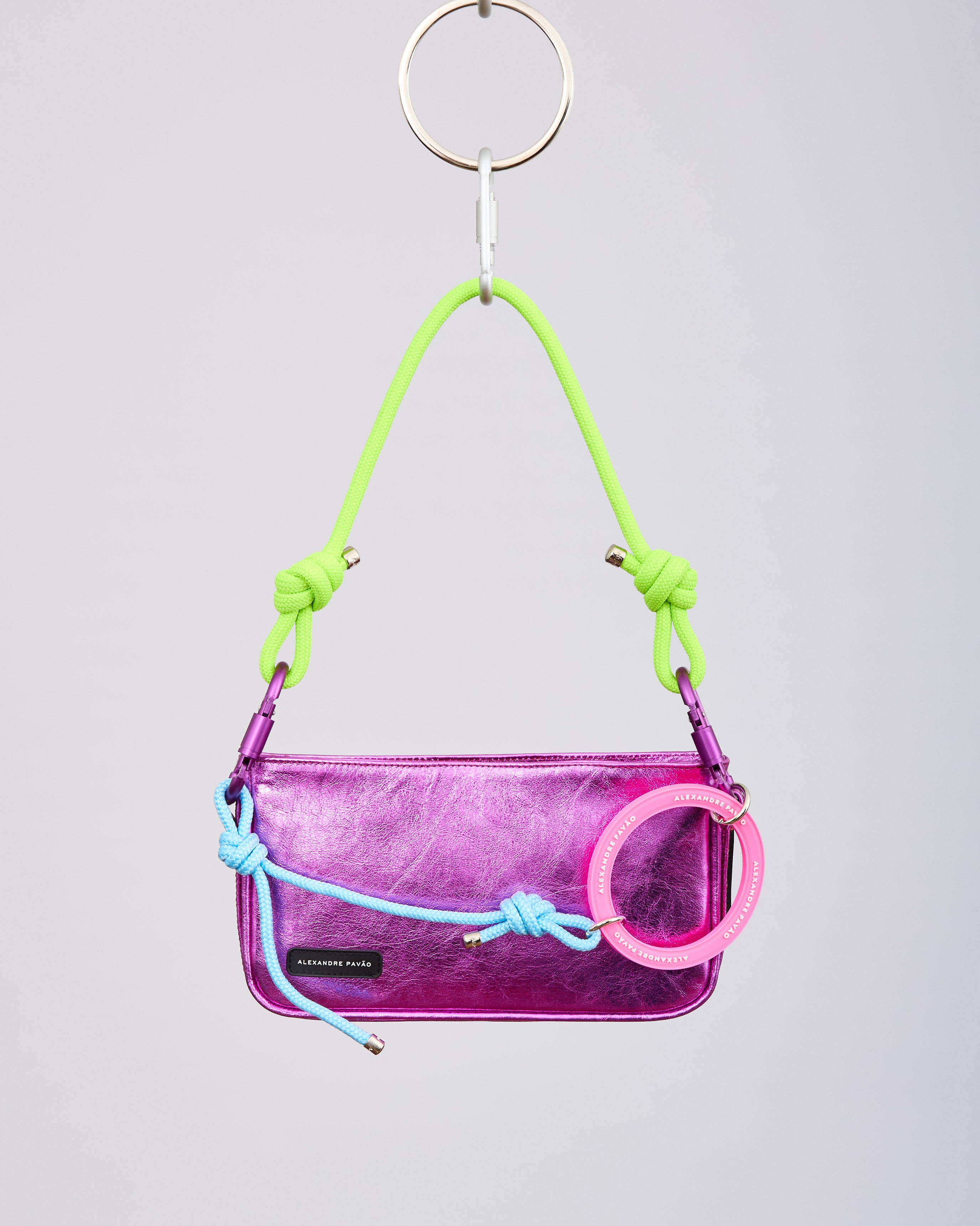 PARIS SHOULDER BAG - ROSA METALIZADO