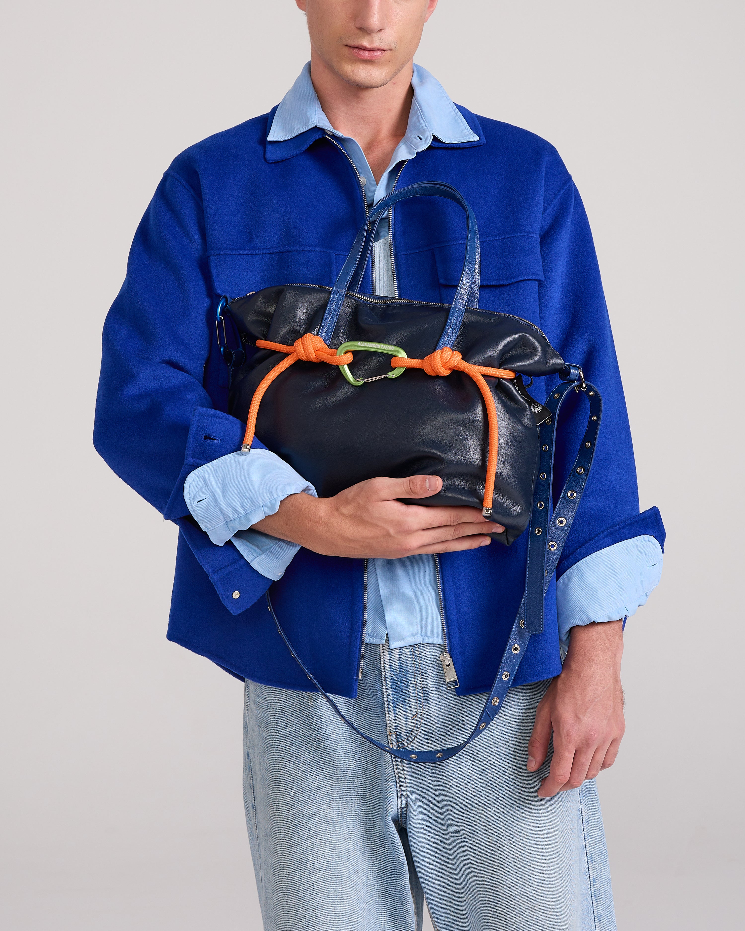 Pillow Shoulder Bag Large - Azul