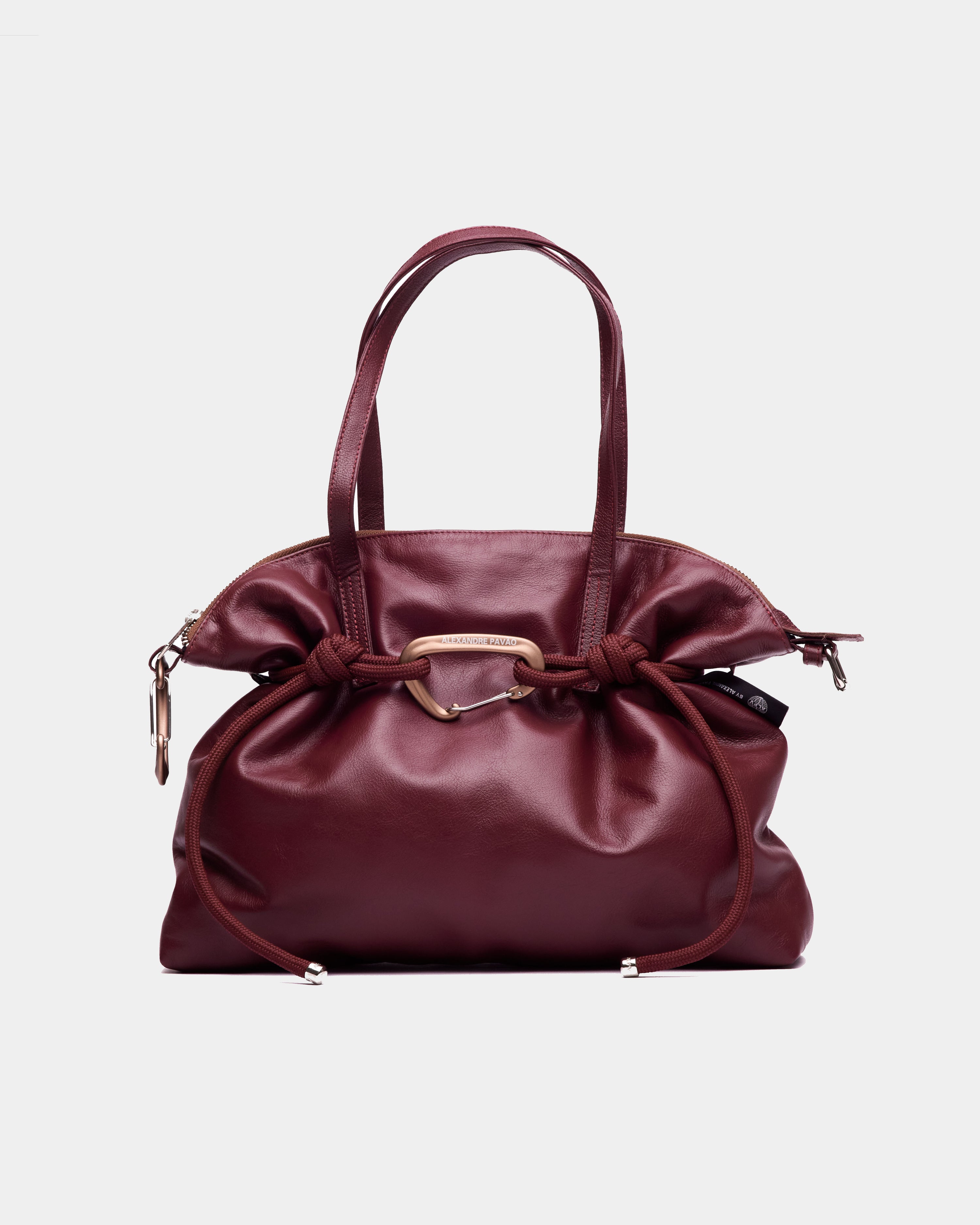 Pillow Shoulder Bag Large - Burgundy