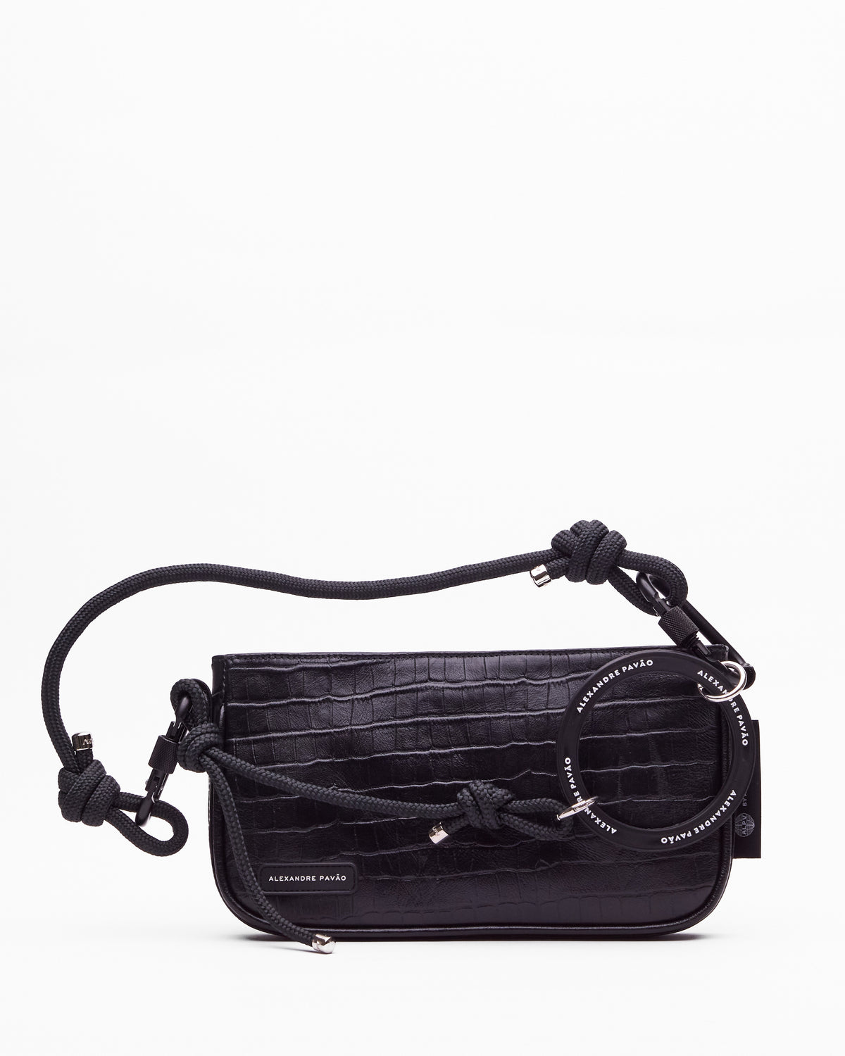 Paris Shoulder Bag - Croco Preto