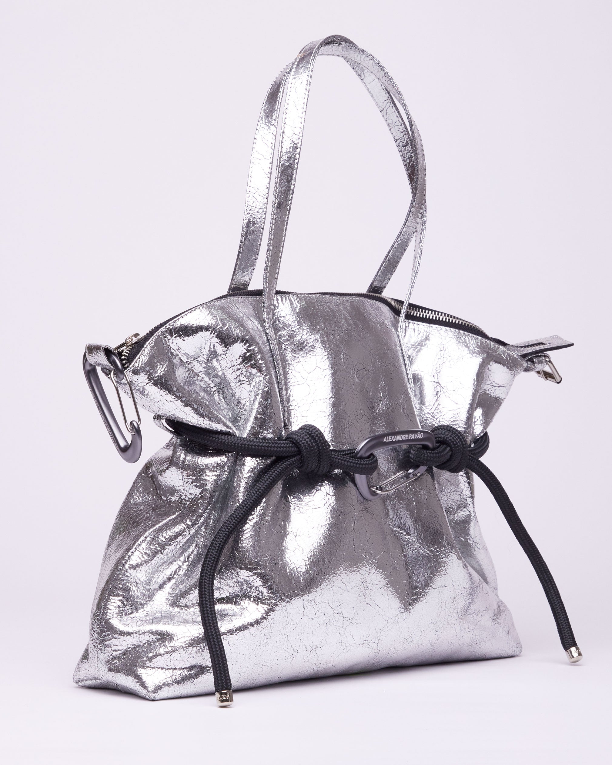Pillow Shoulder Bag Large - Prata