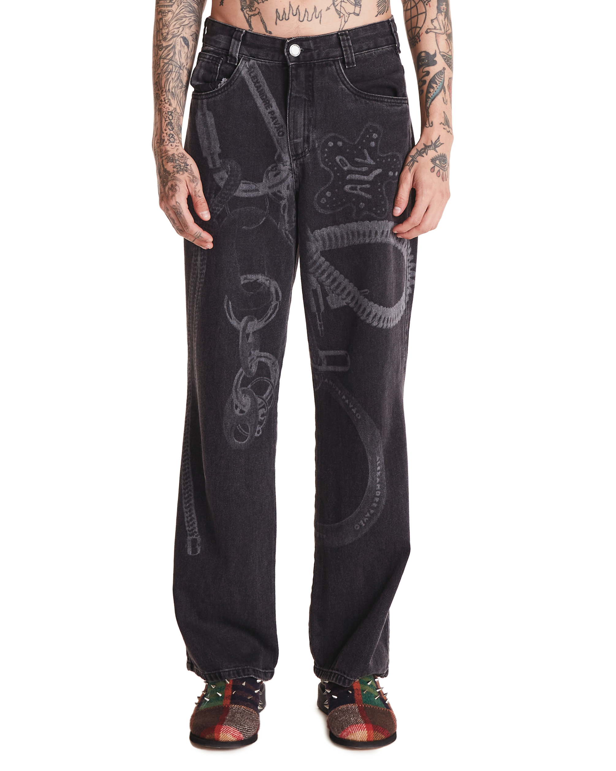CALÇA JEANS HELLO KITTY - PRETO