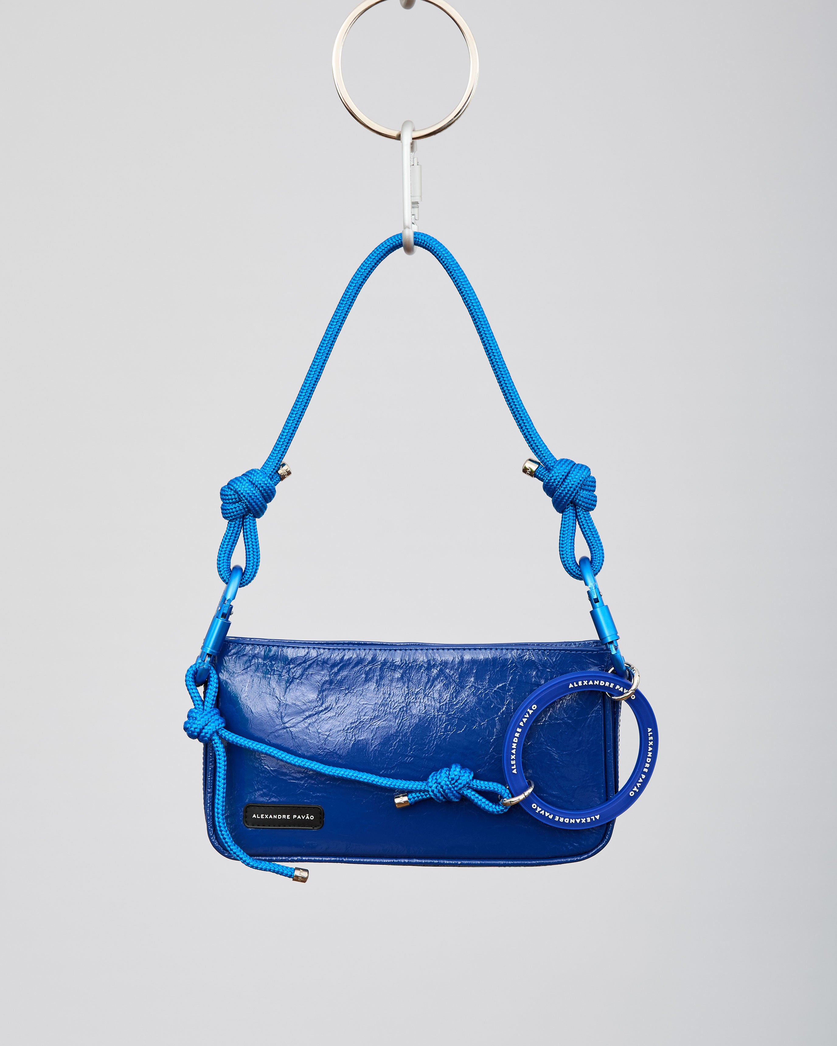 PARIS SHOULDER BAG - AZUL VERNIZ