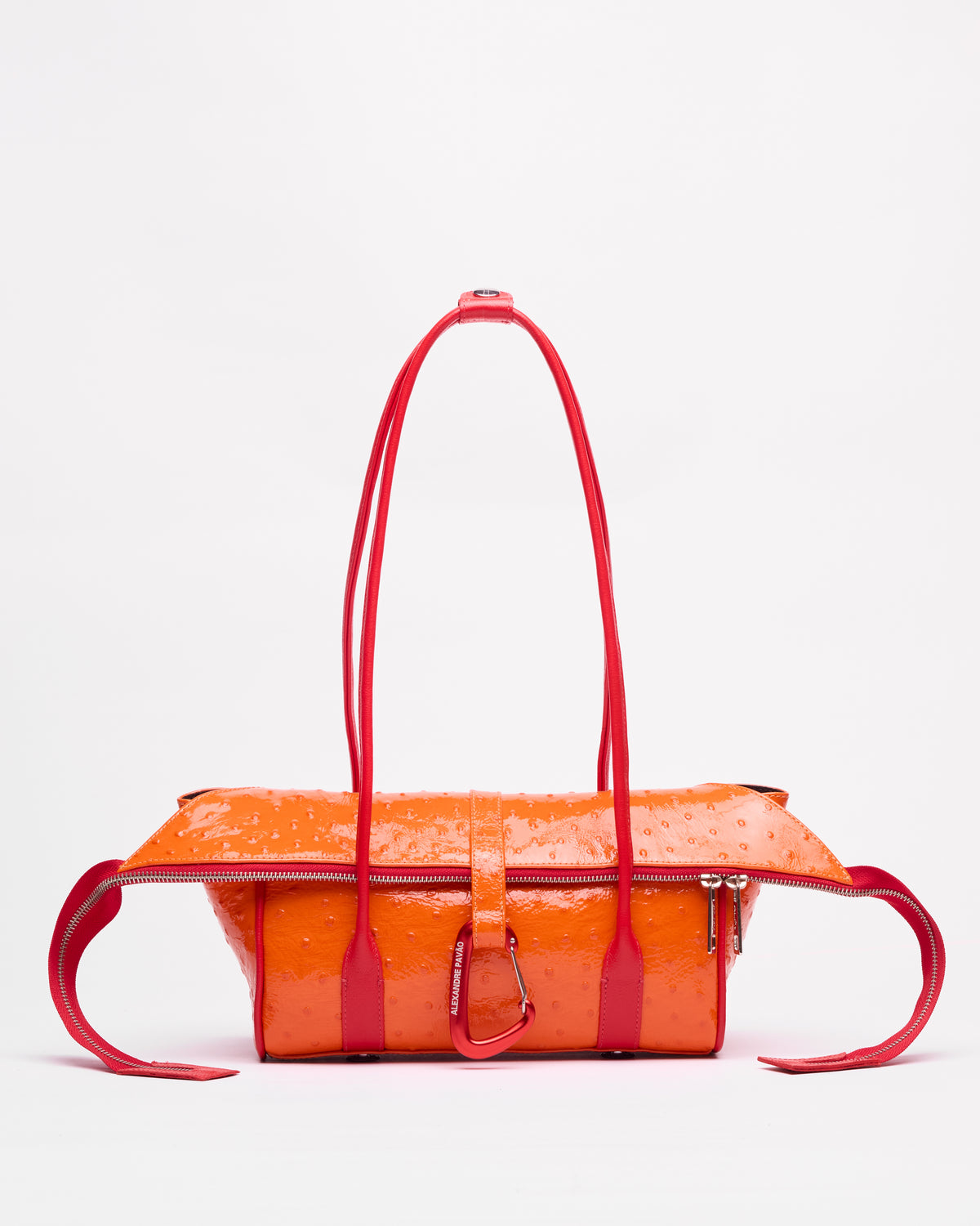 Erick Shoulder Bag - Laranja Ostrich