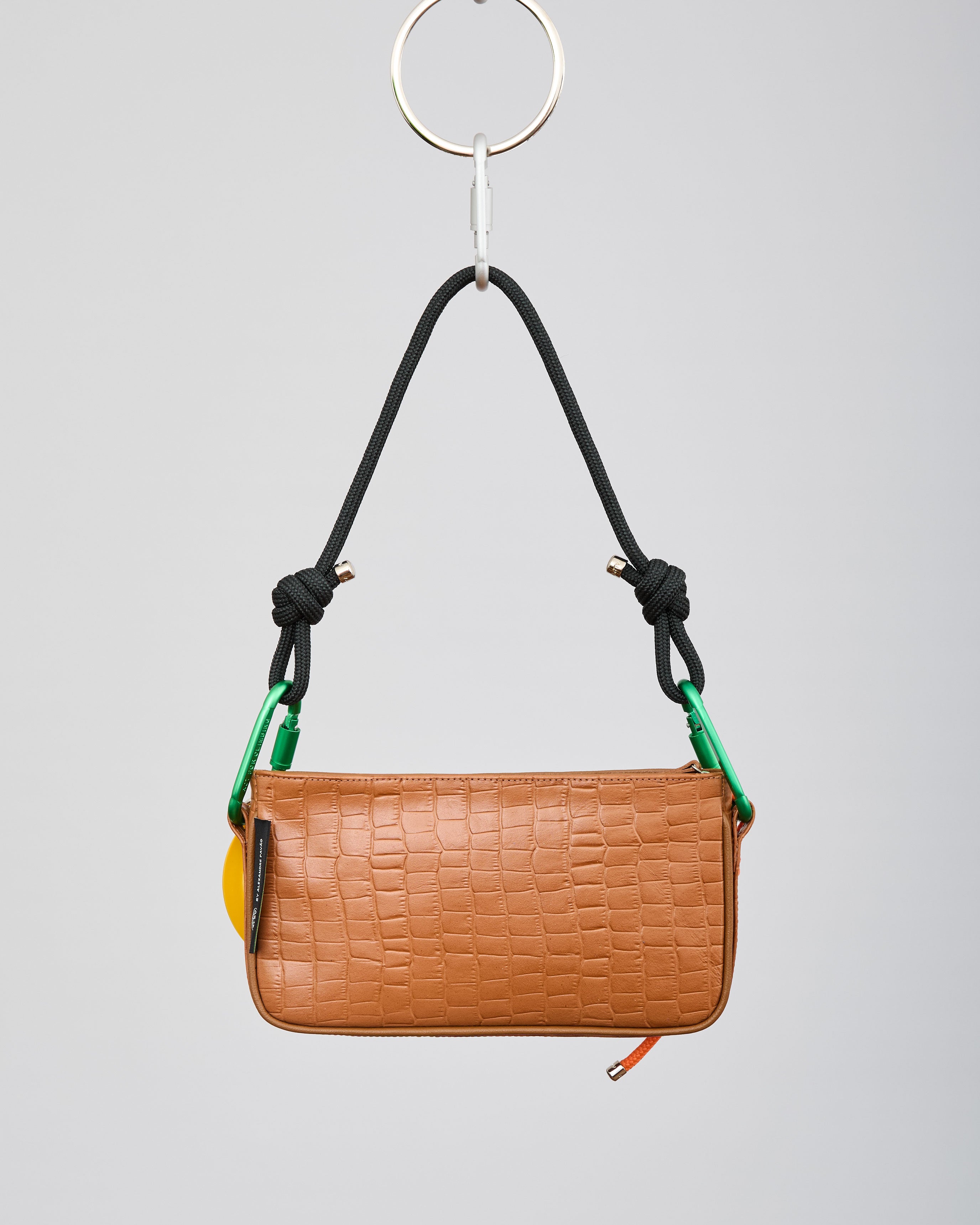 PARIS SHOULDER BAG - AMENDOA CROCO