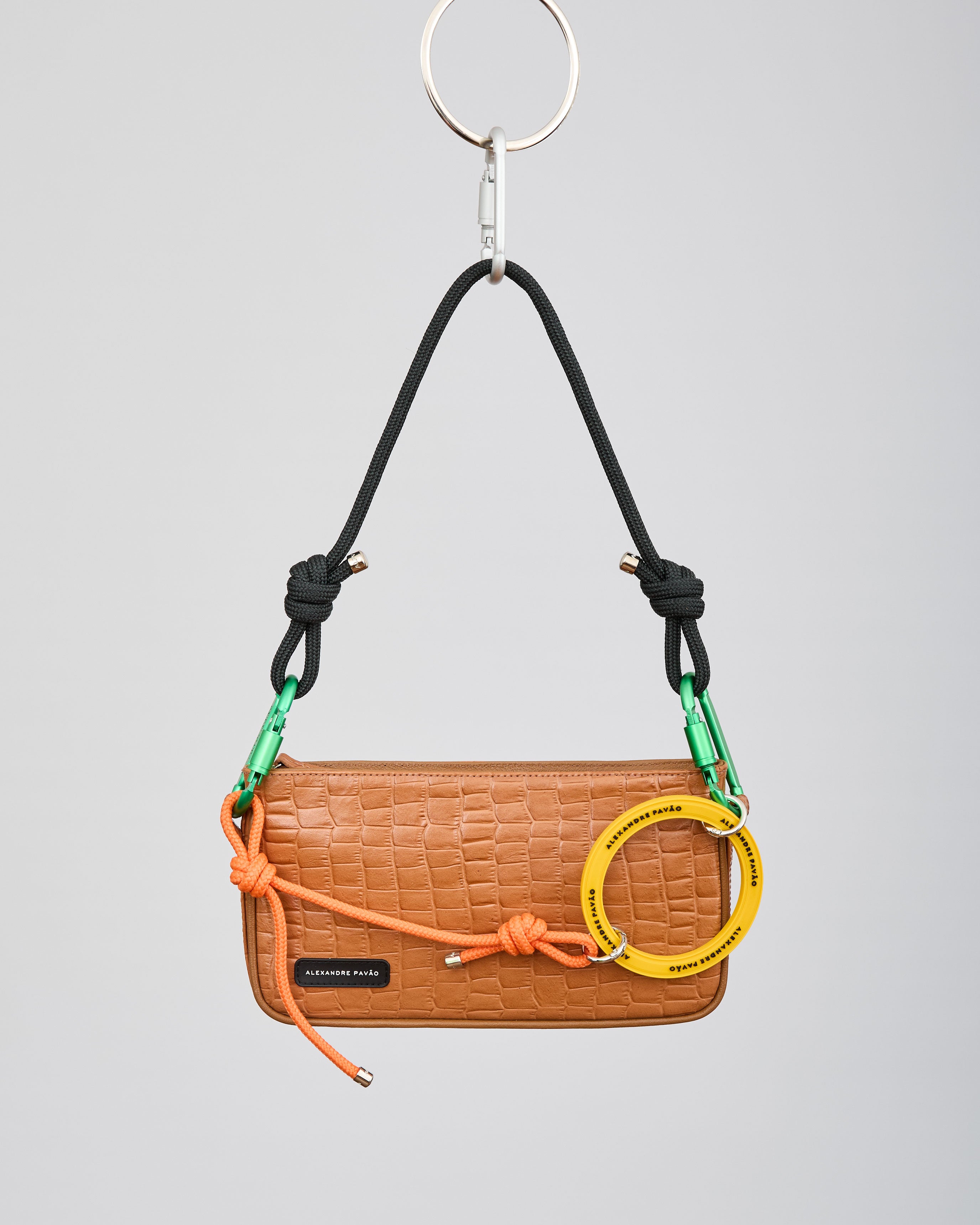 PARIS SHOULDER BAG - AMENDOA CROCO