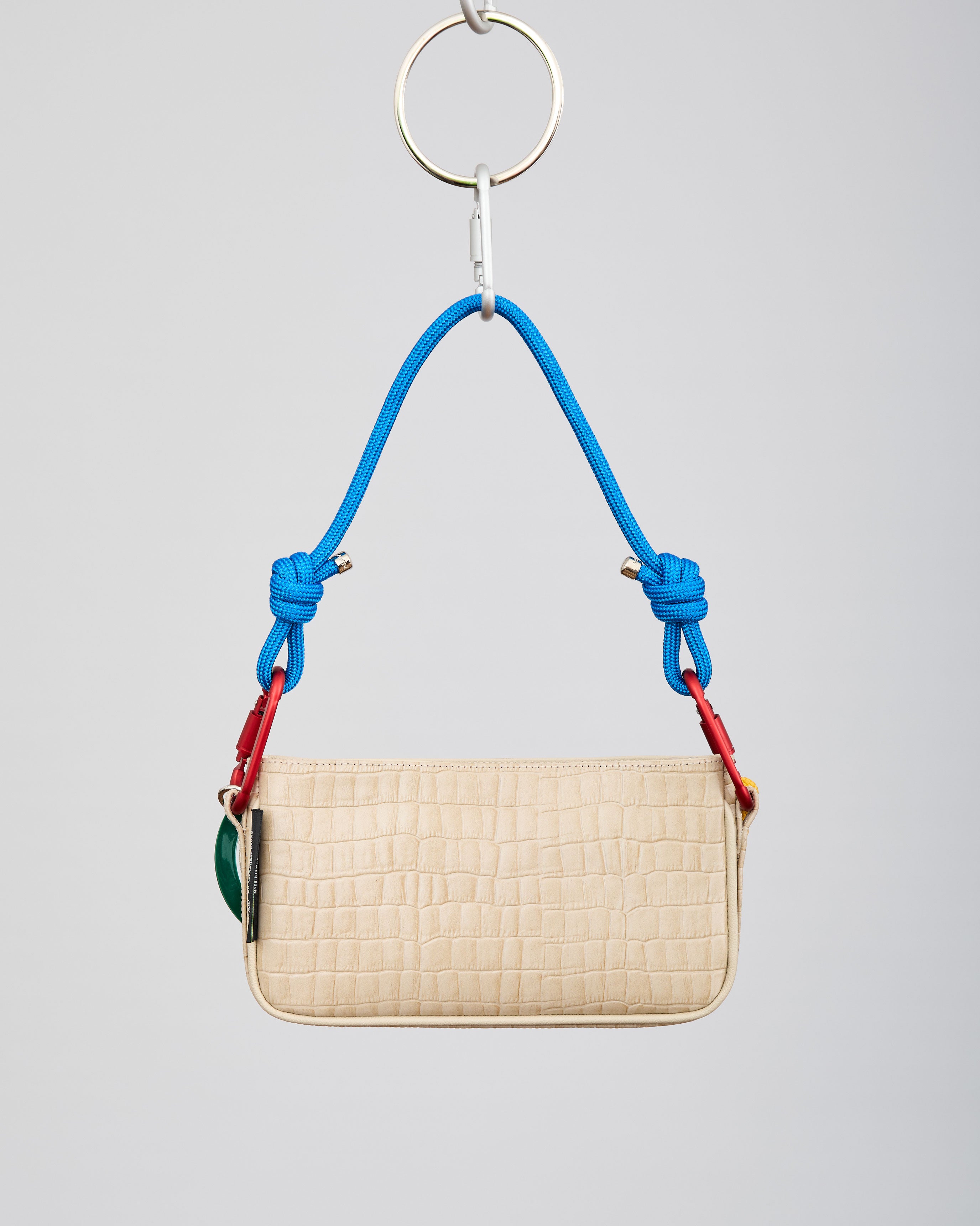 PARIS SHOULDER BAG - BEGE CROCO