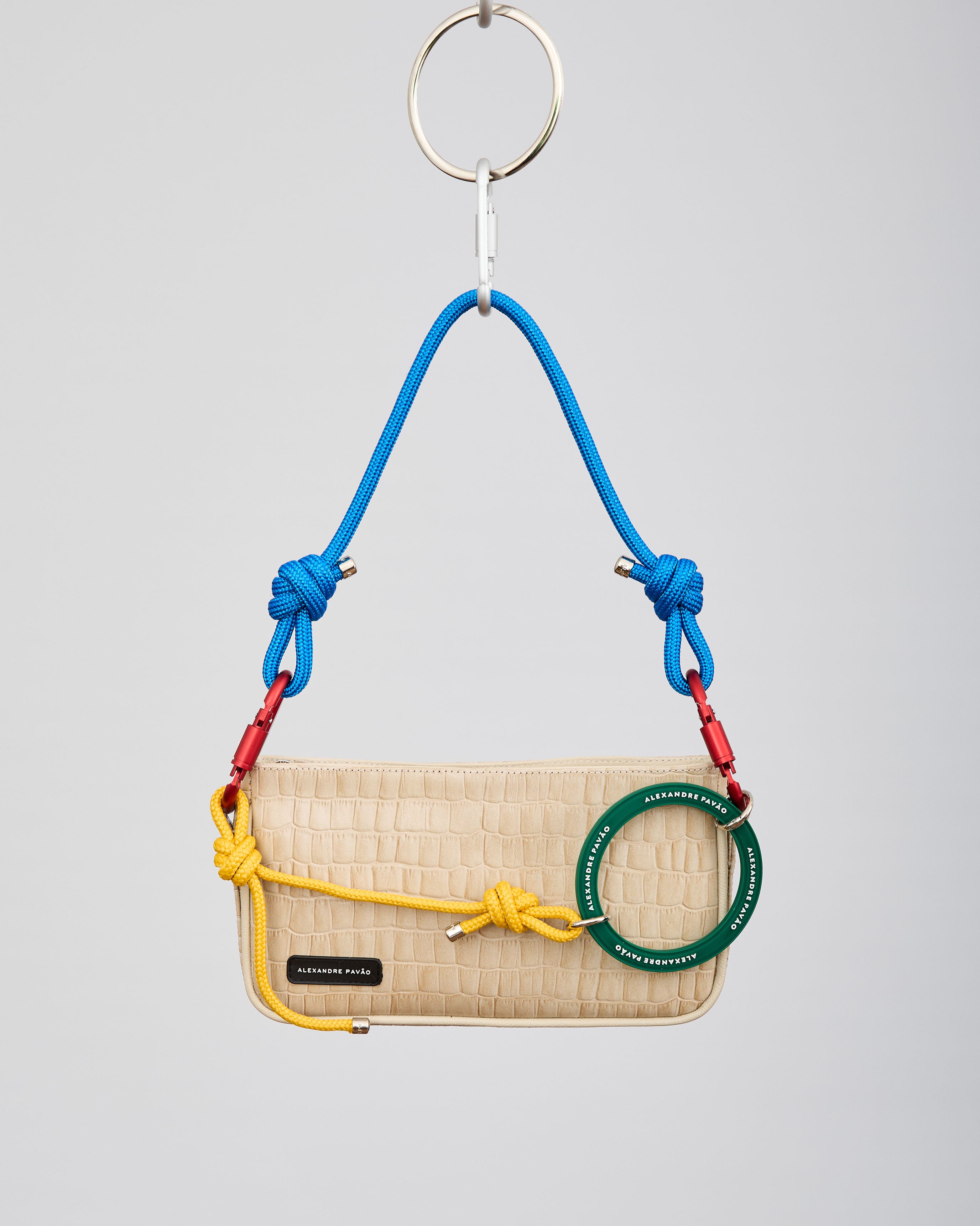 PARIS SHOULDER BAG - BEGE CROCO