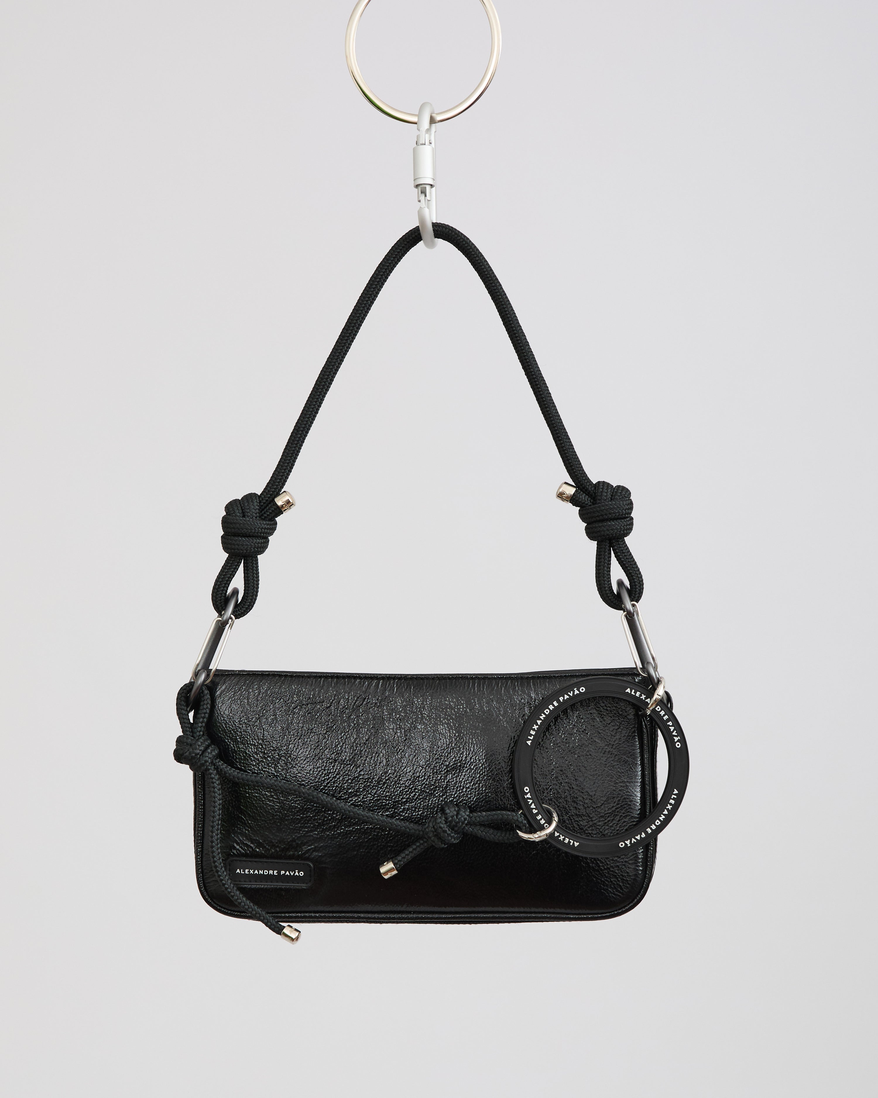 PARIS SHOULDER BAG - PRETO VERNIZ