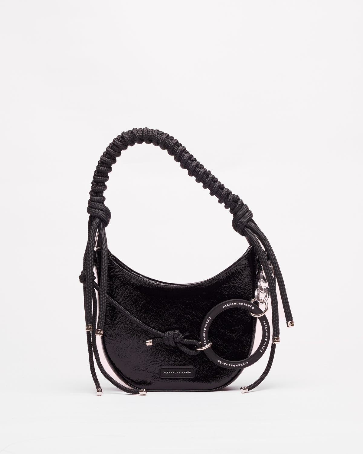 The Curve Bag - Preto Verniz