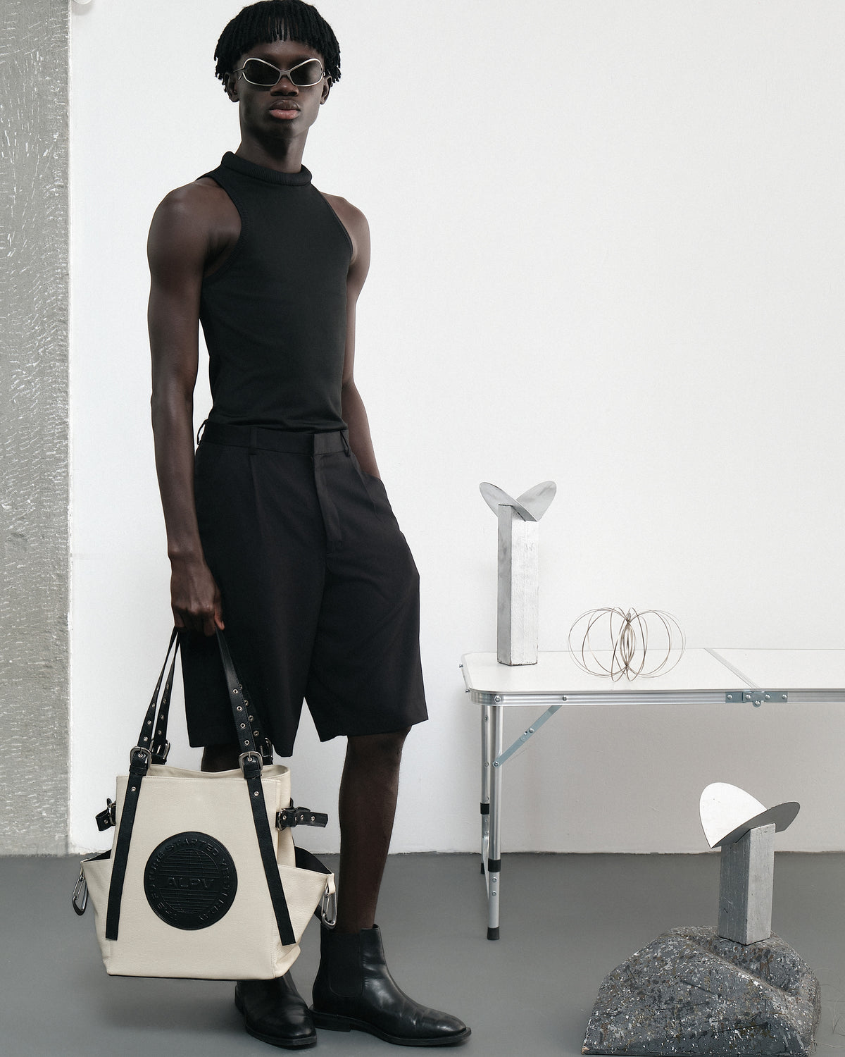 Shirley Tote Bag Couro - Off-White