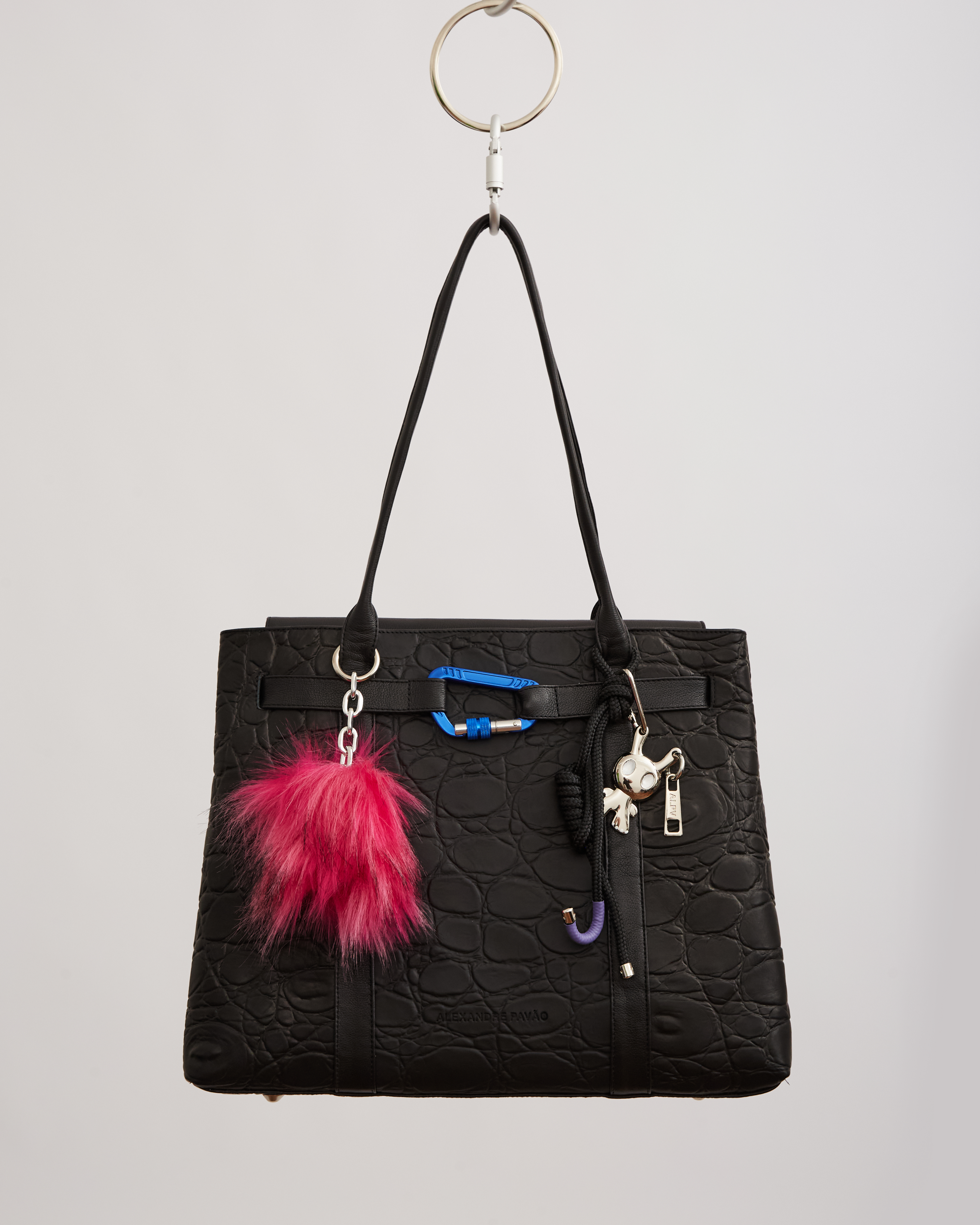 KELLYANE TOTE BAG - PRETO CROCO