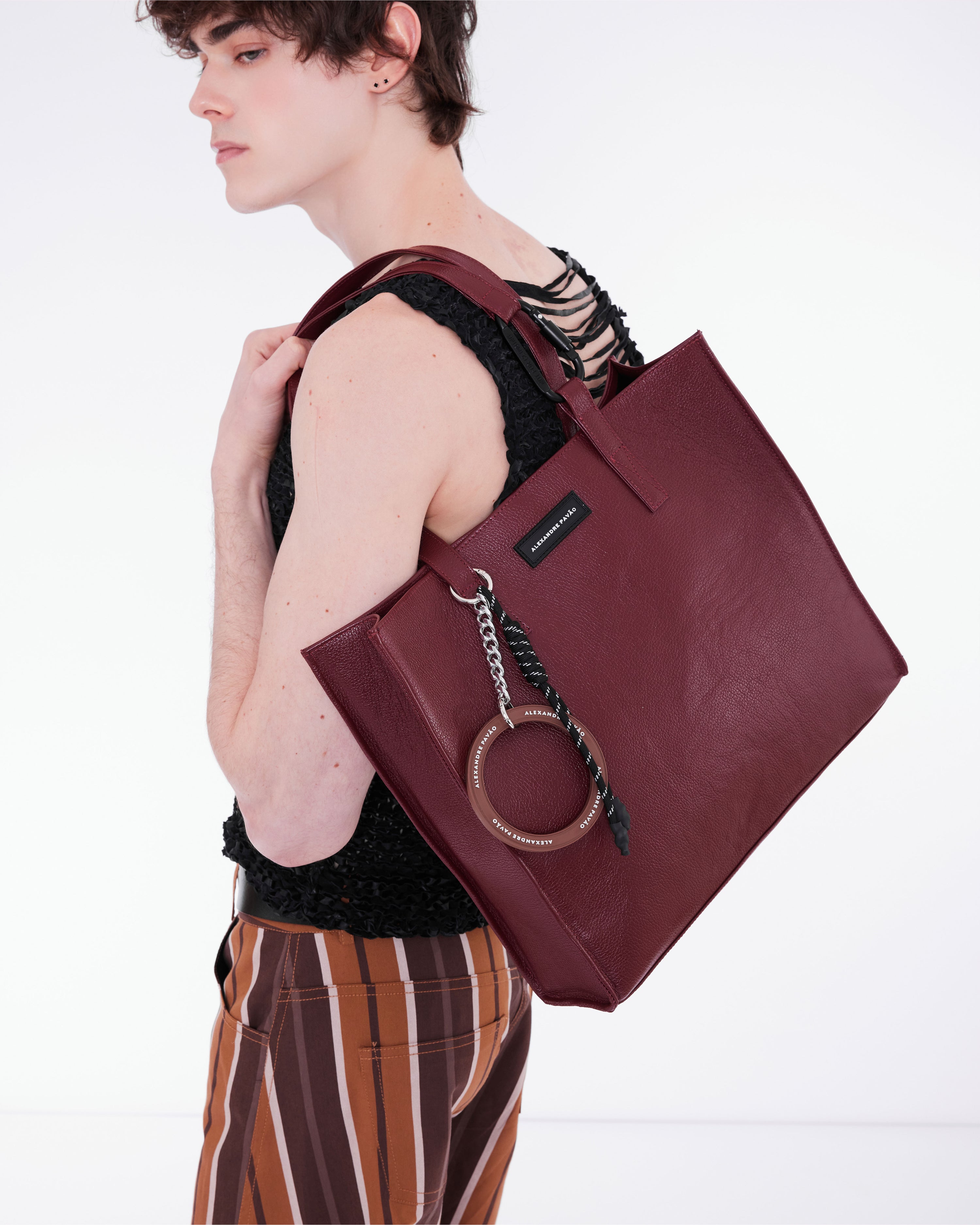 Nia Tote Bag - Burgundy