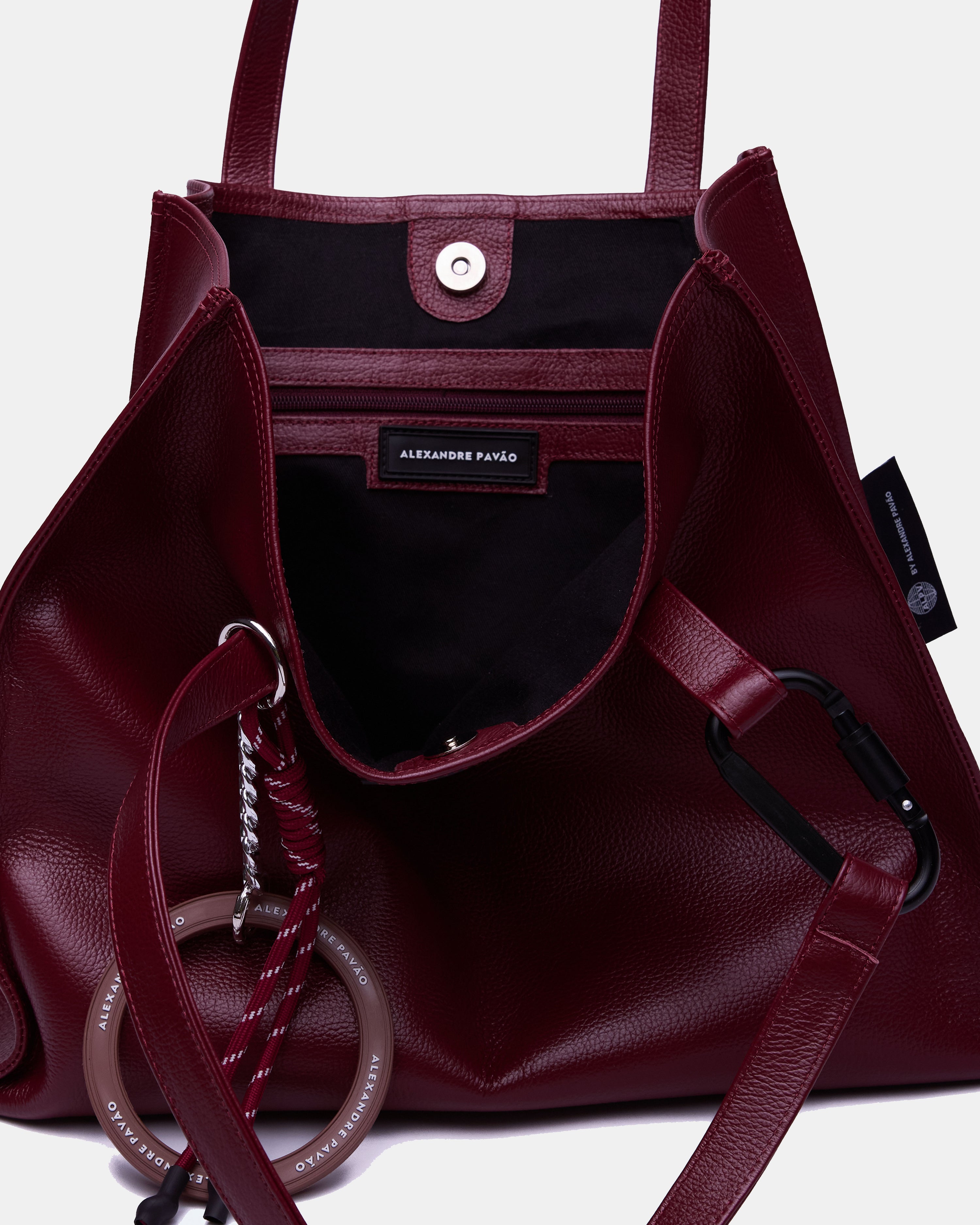 Nia Tote Bag - Burgundy