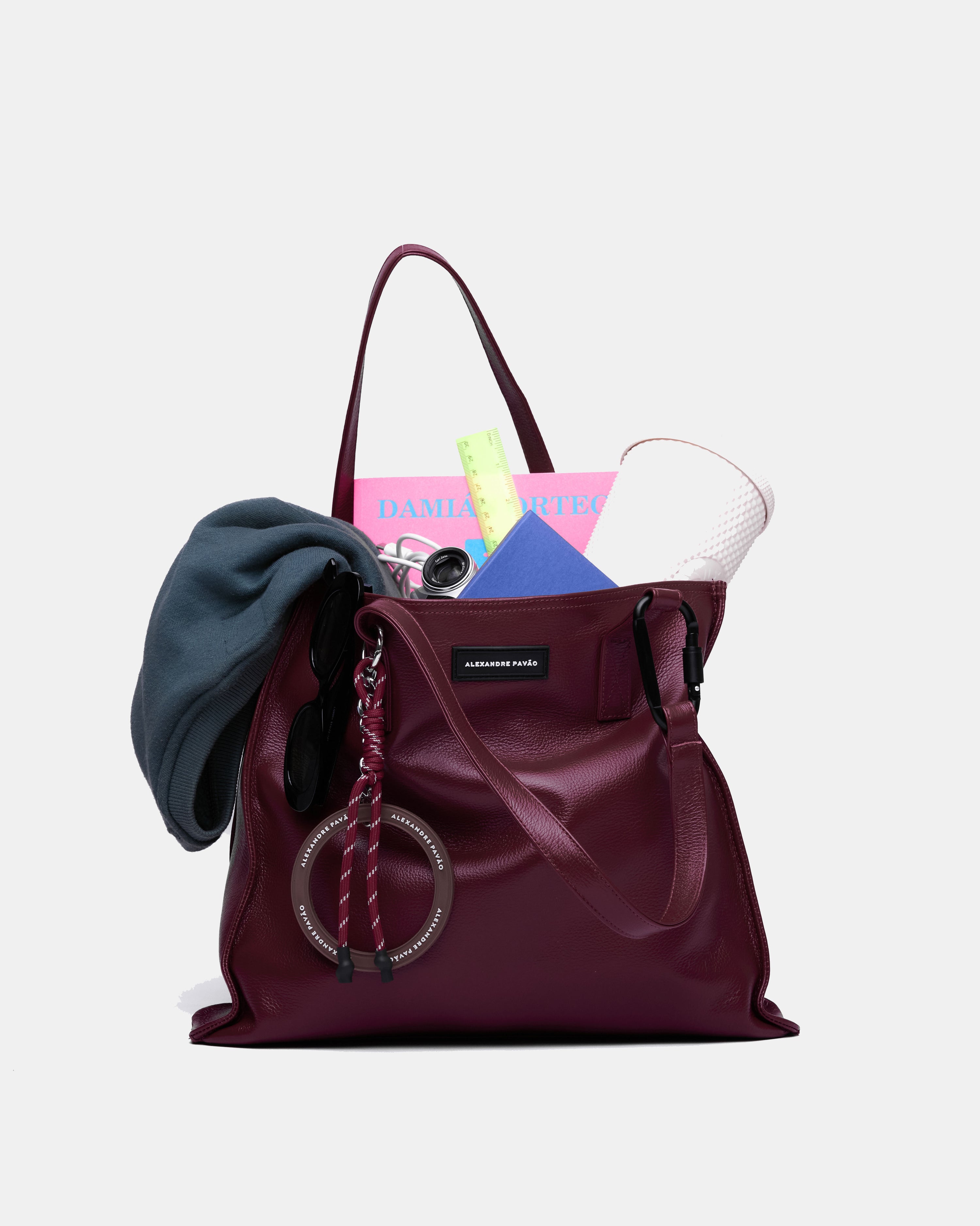 Nia Tote Bag - Burgundy