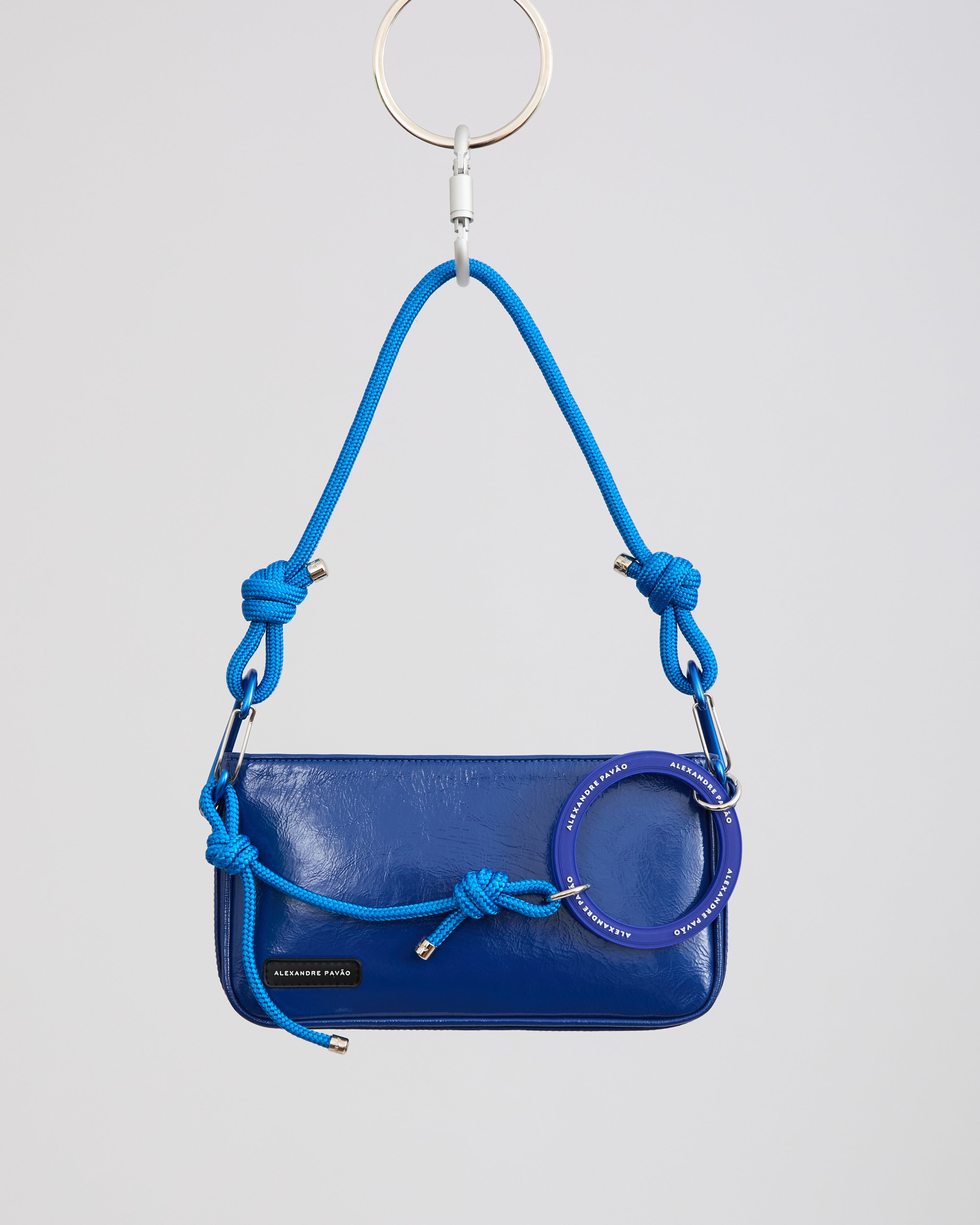 PARIS SHOULDER BAG - AZUL VERNIZ