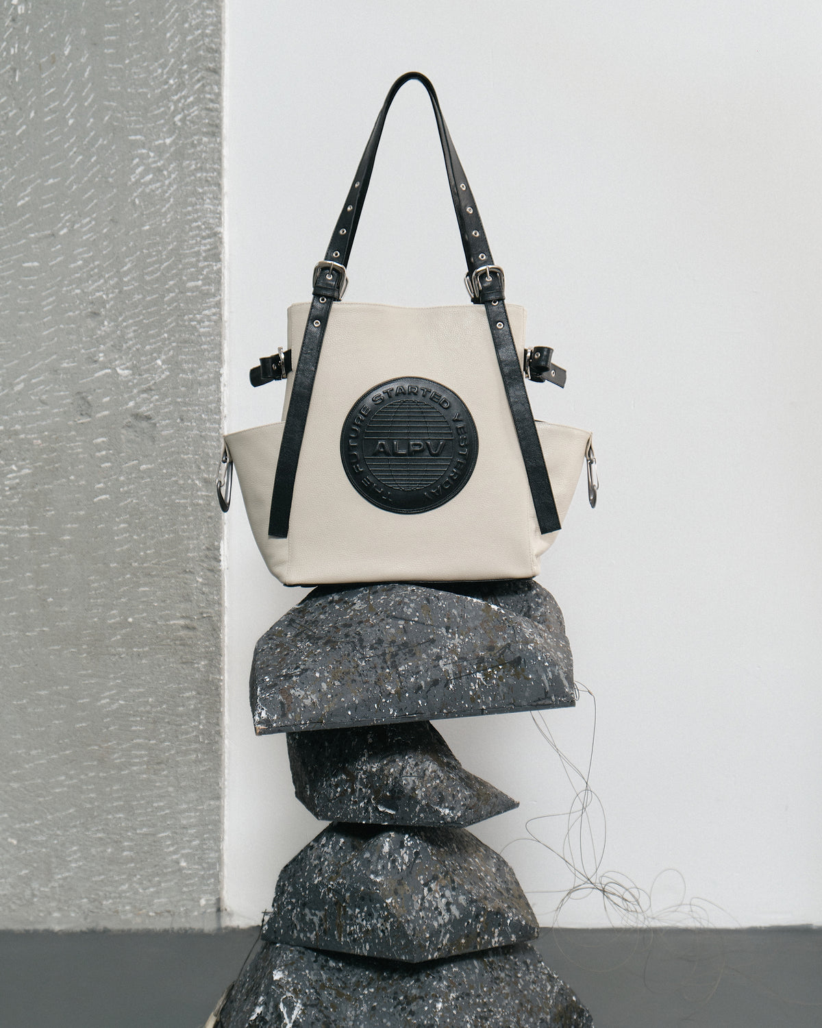 Shirley Tote Bag Couro - Off-White