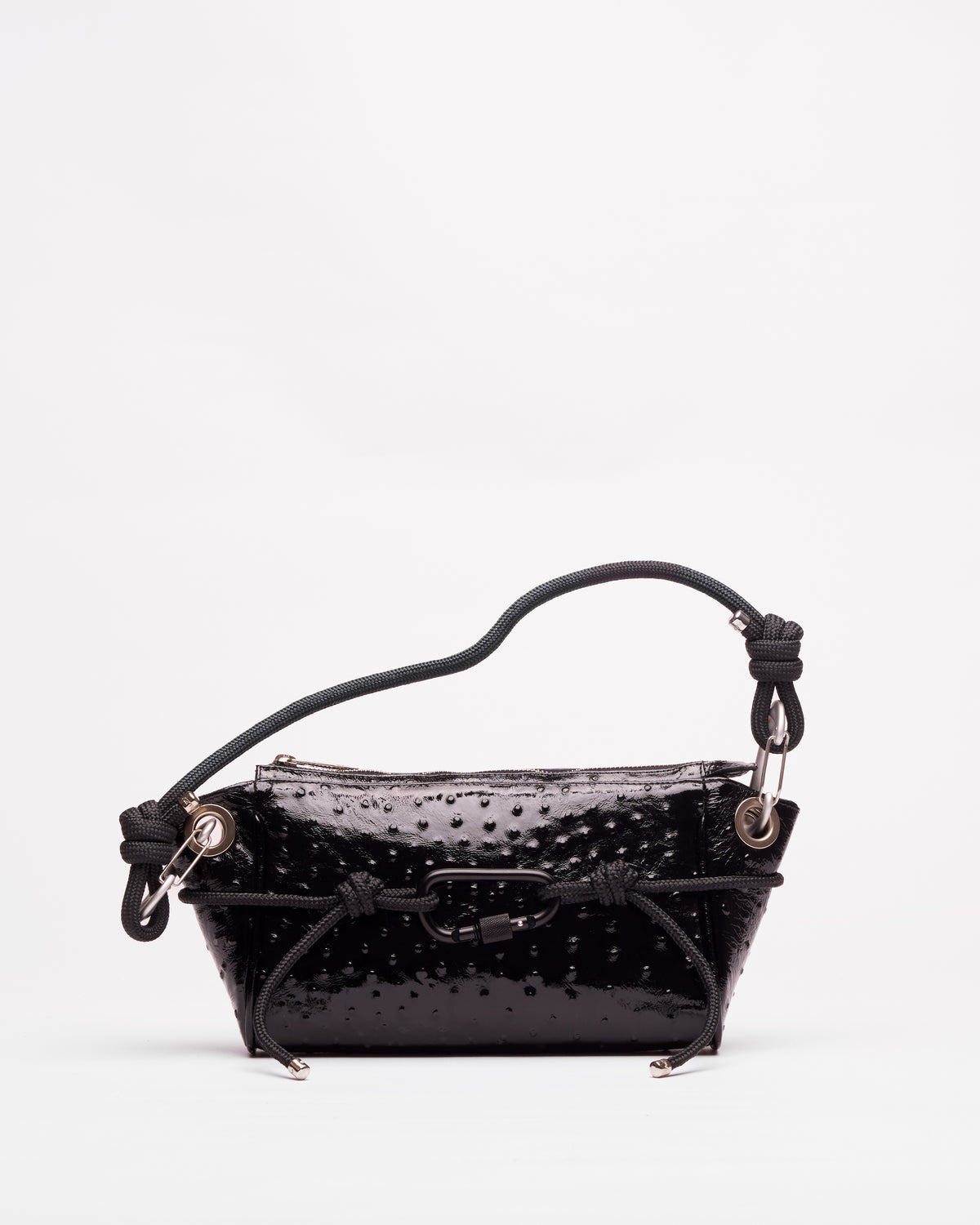 Paris Shoulder Bag - Preto Ostrich