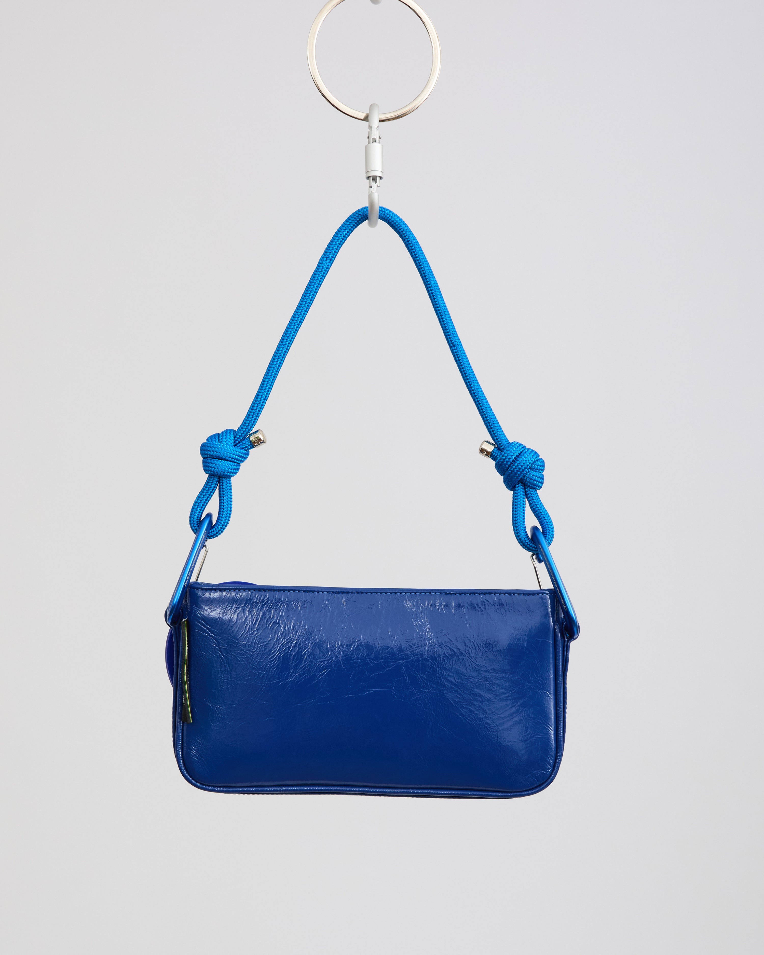 PARIS SHOULDER BAG - AZUL VERNIZ