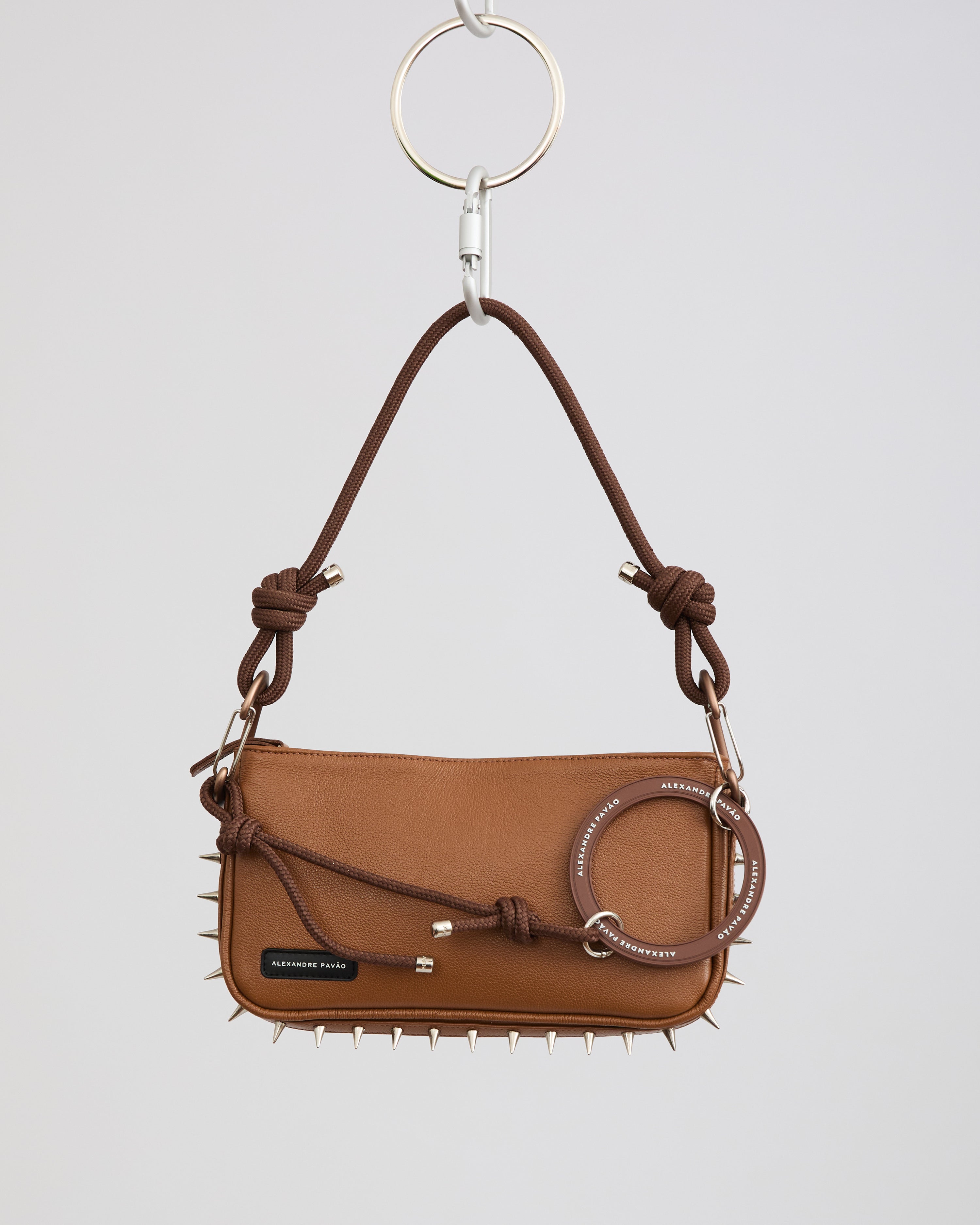 PARIS SHOULDER BAG - MARROM SPIKE