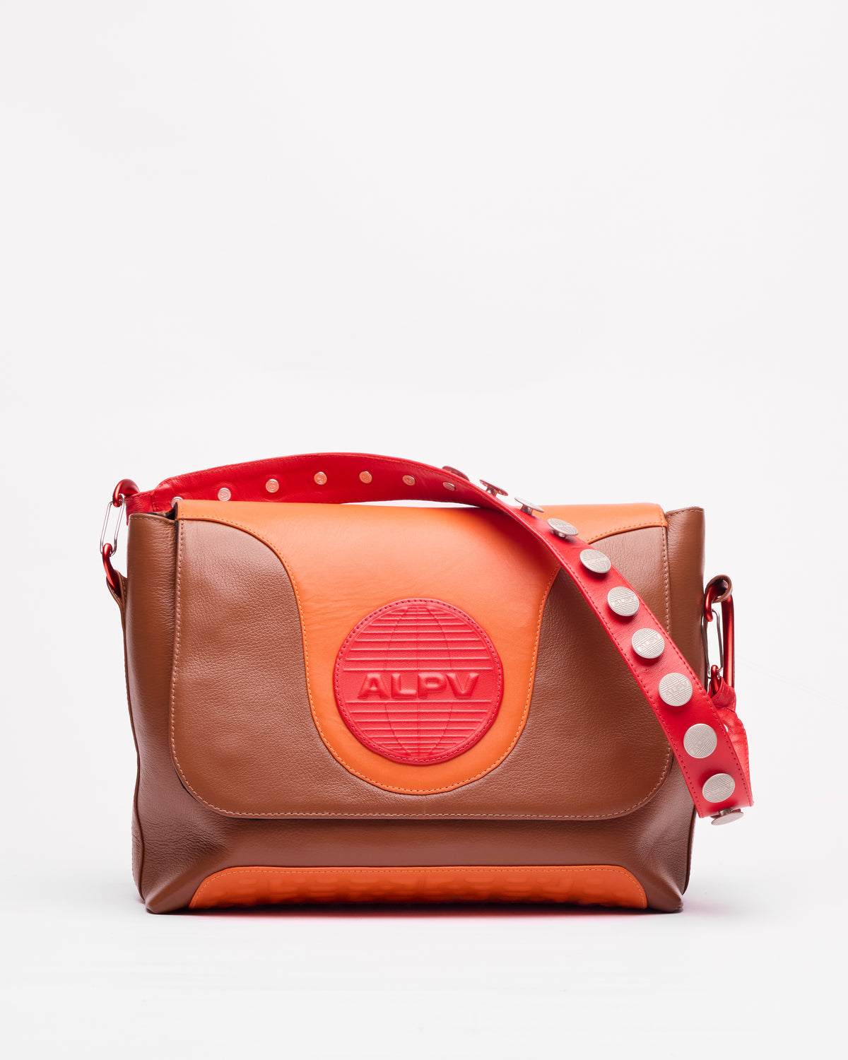 Stella Messenger Bag Grande - Marrom