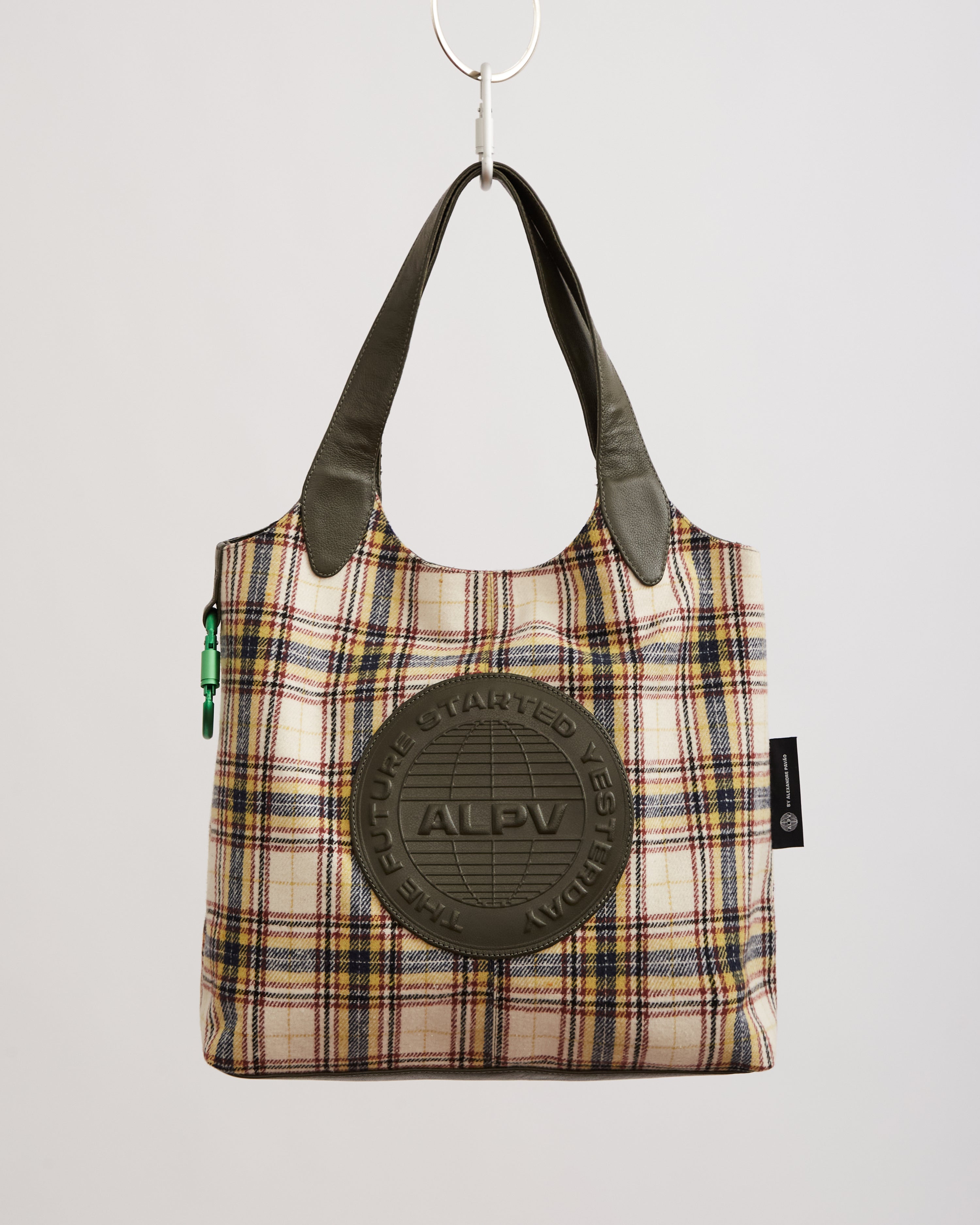 BONNY TOTE BAG - XADREZ MARROM
