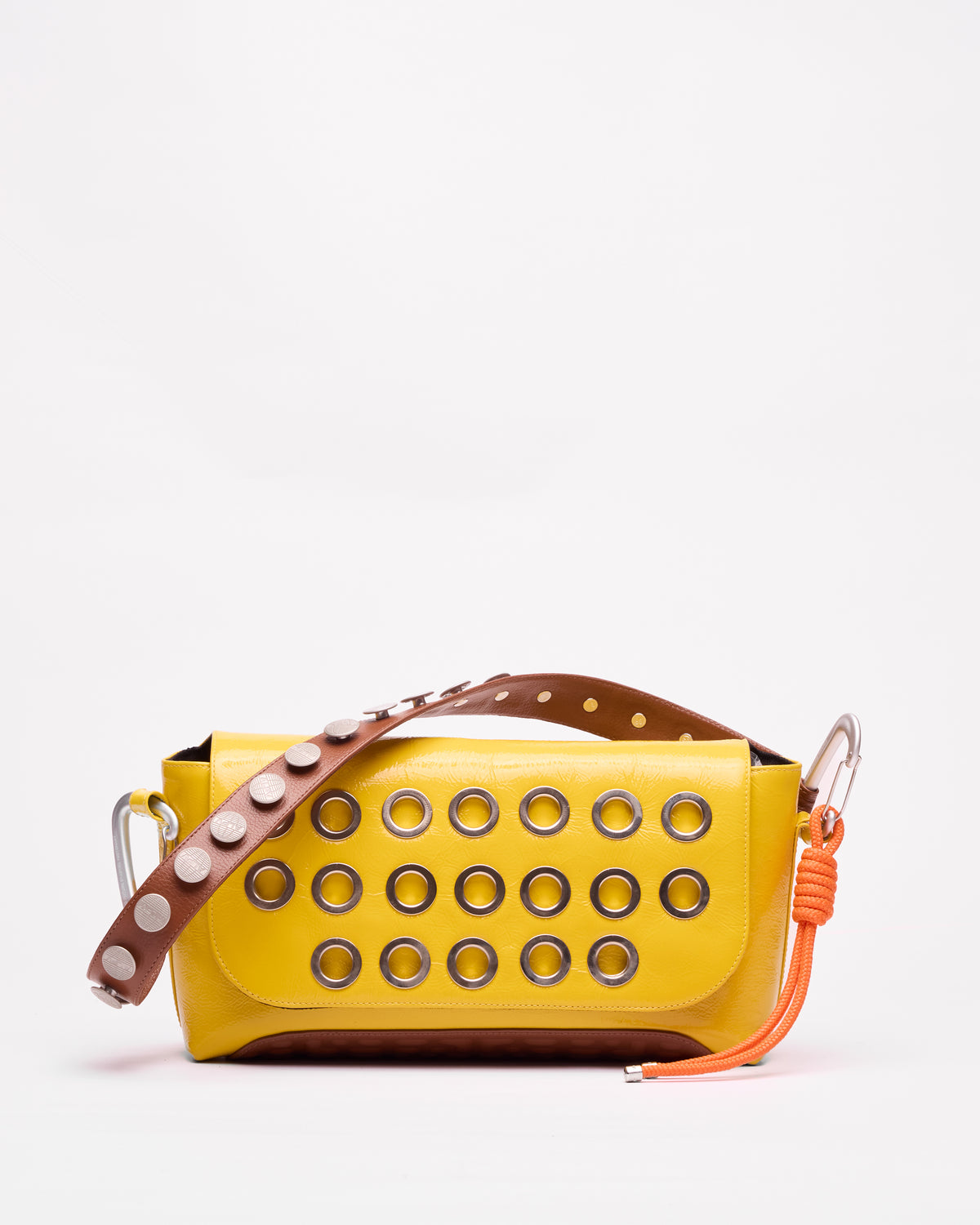 Stella Messenger Bag Média - Amarelo