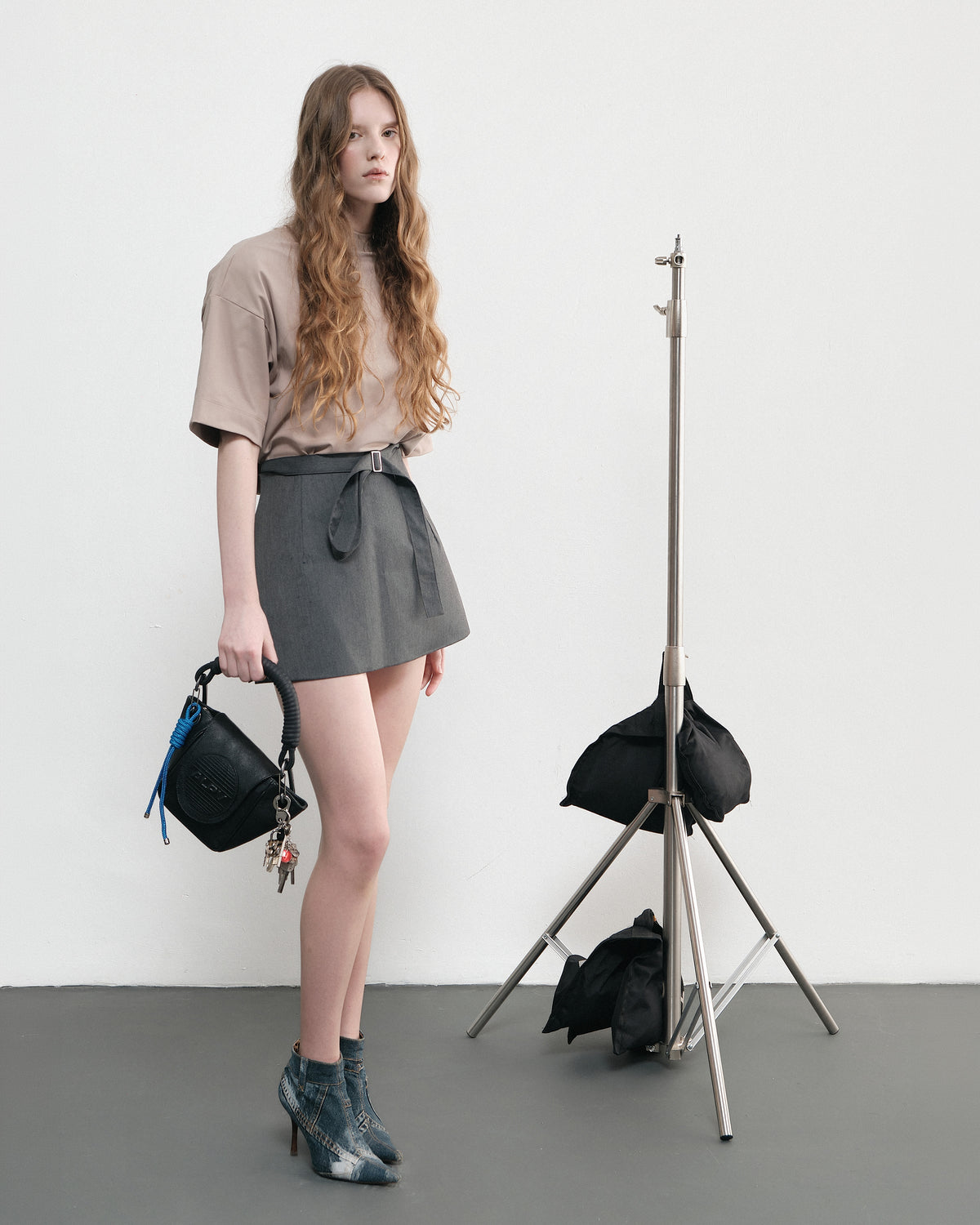 Messenger Handbag - Preto