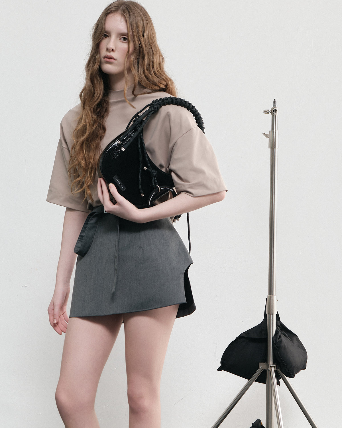 The Curve Bag - Preto Verniz
