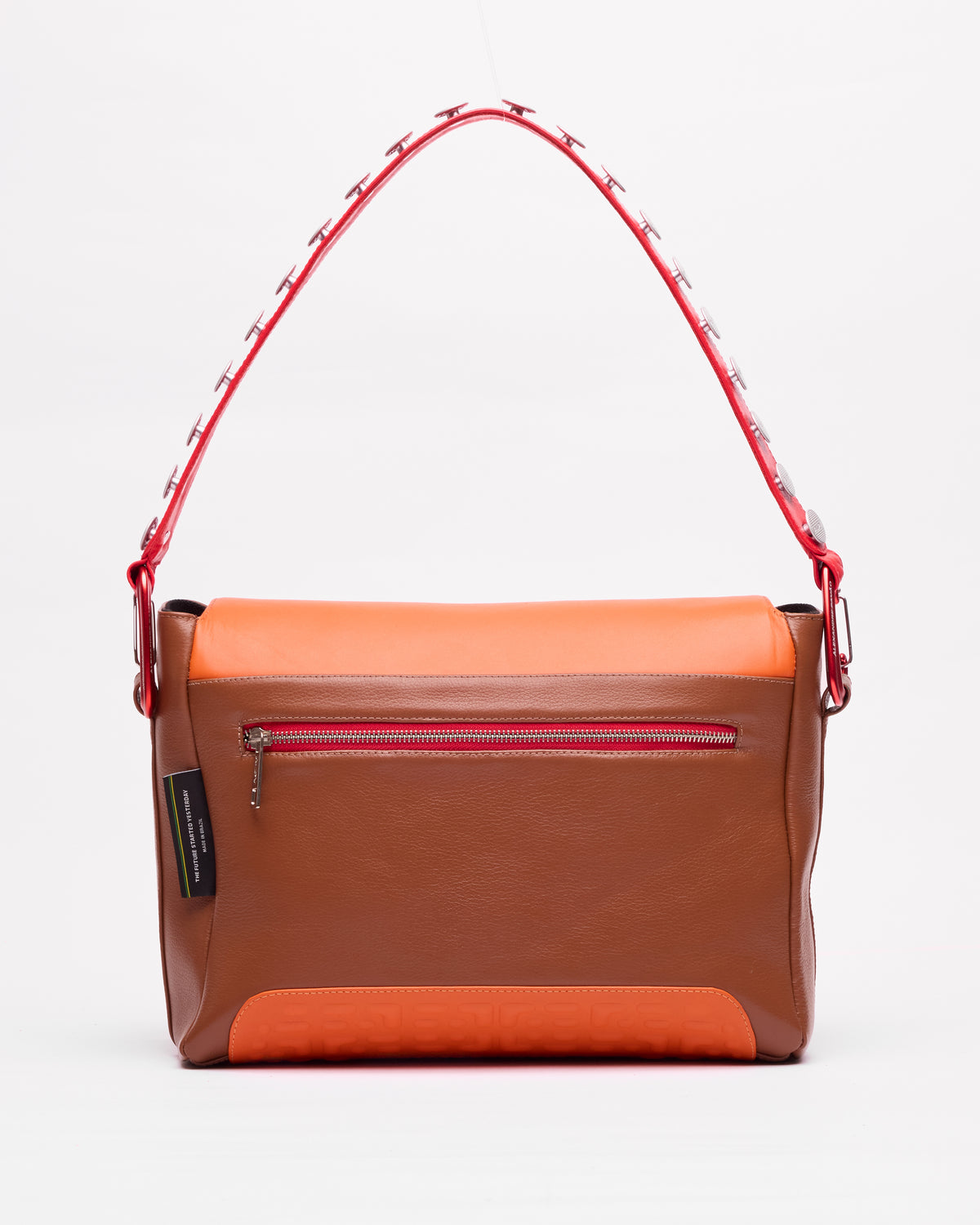 Stella Messenger Bag Grande - Marrom