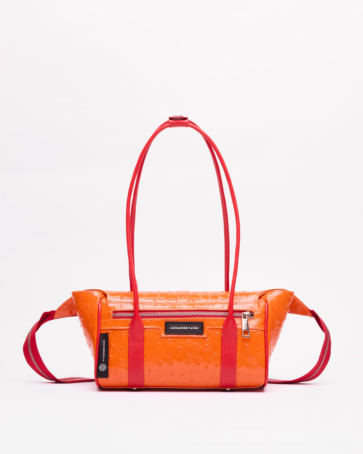 Erick Shoulder Bag - Laranja Ostrich