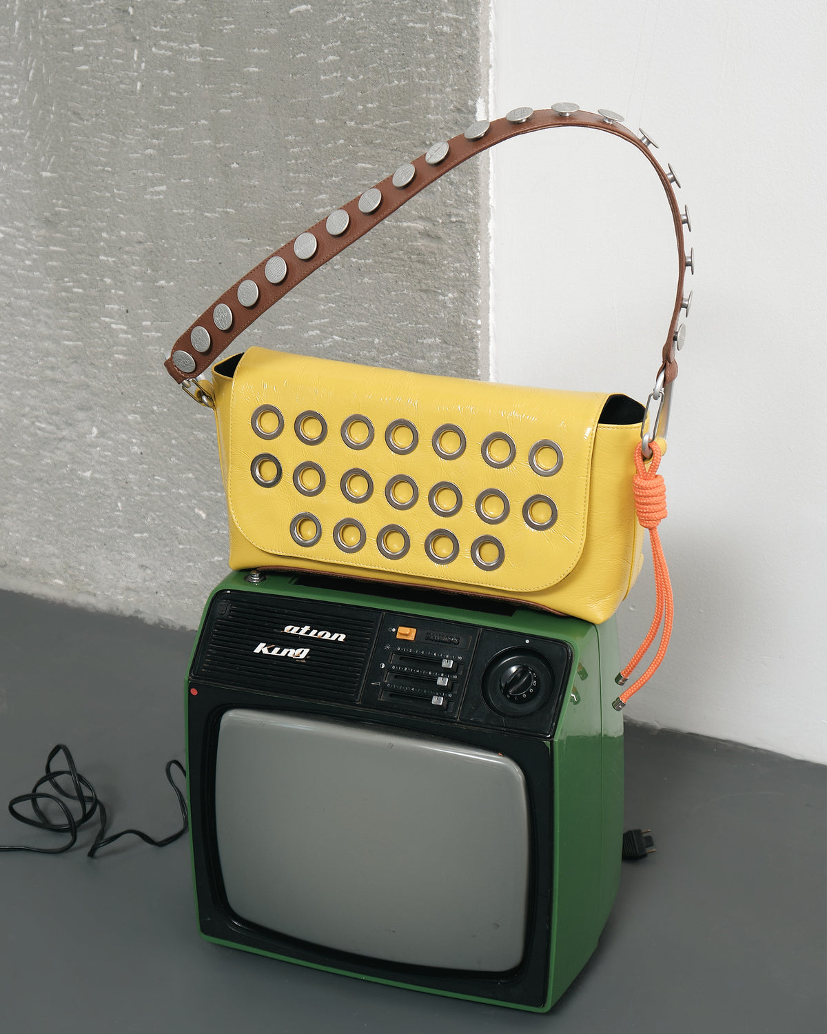 Stella Messenger Bag Média - Amarelo