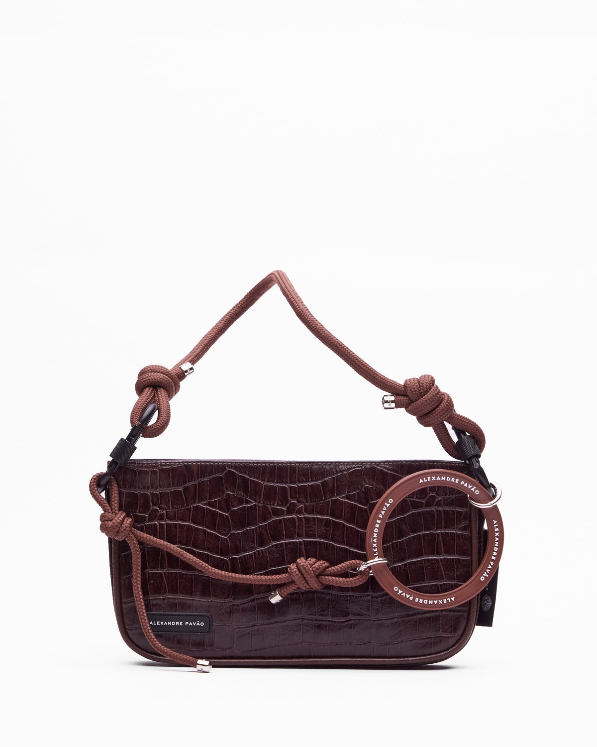 Paris Shoulder Bag - Croco Café
