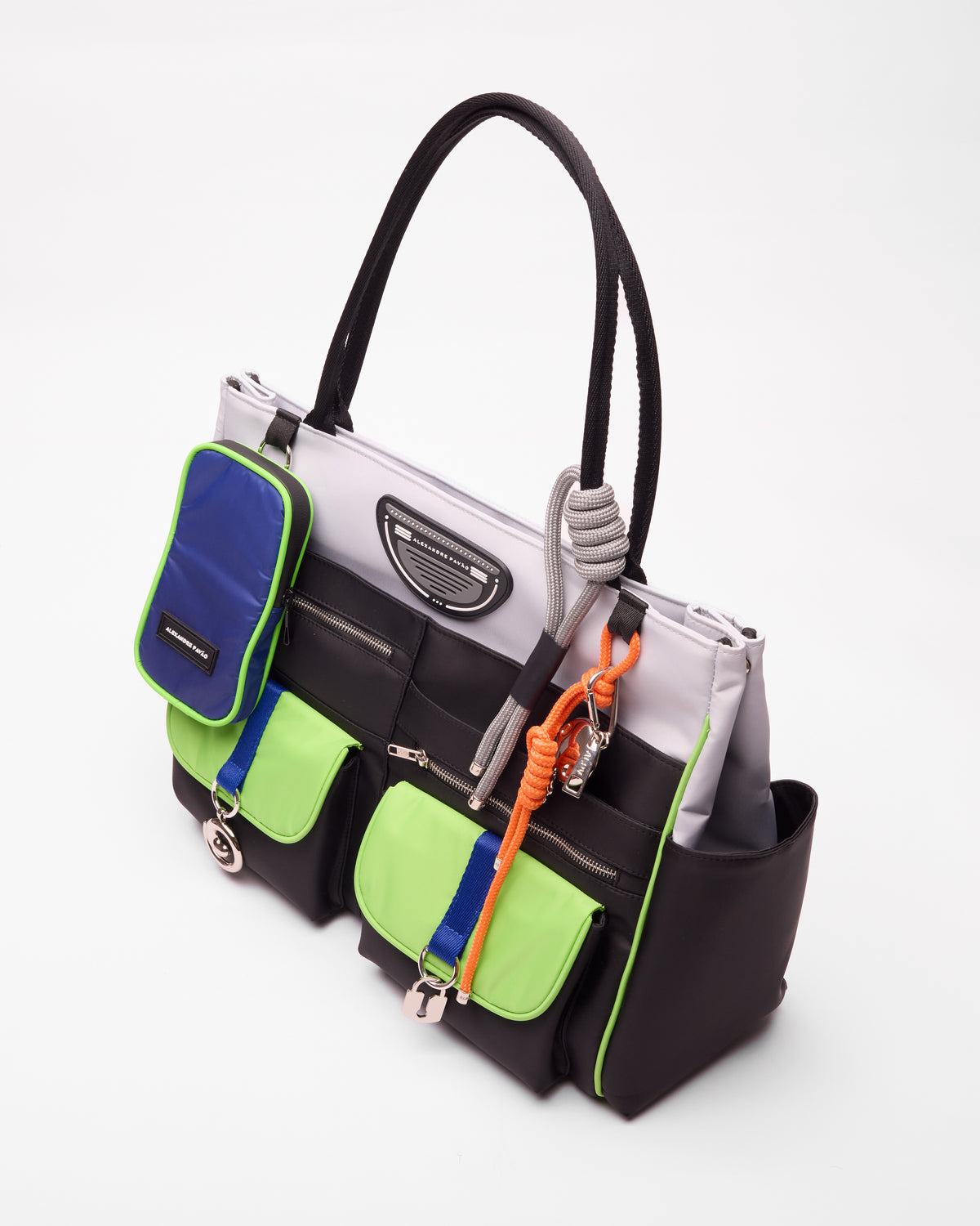 Maxi Tote Bag - Cinza
