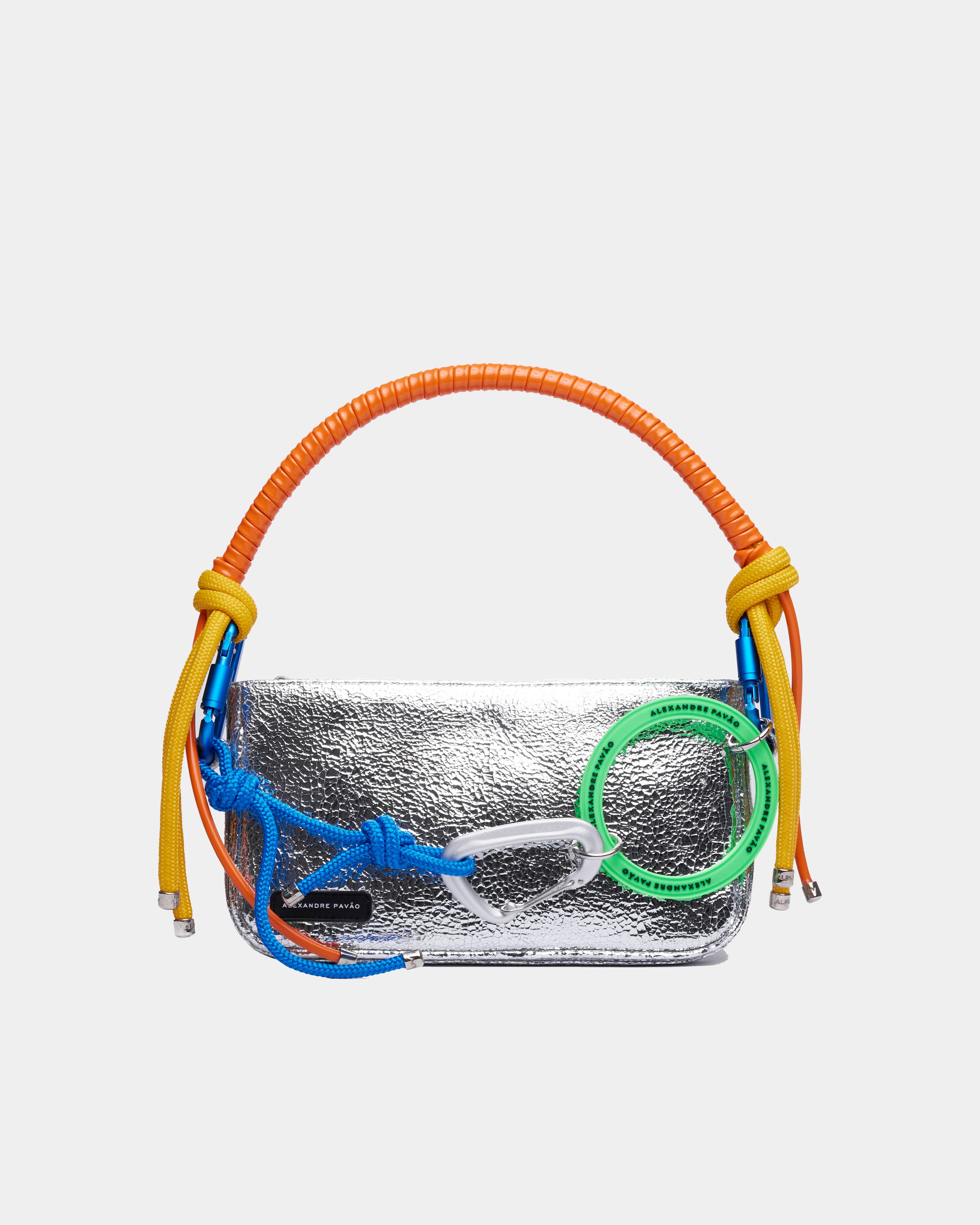 Paris Shoulder Bag - Prata Craquele
