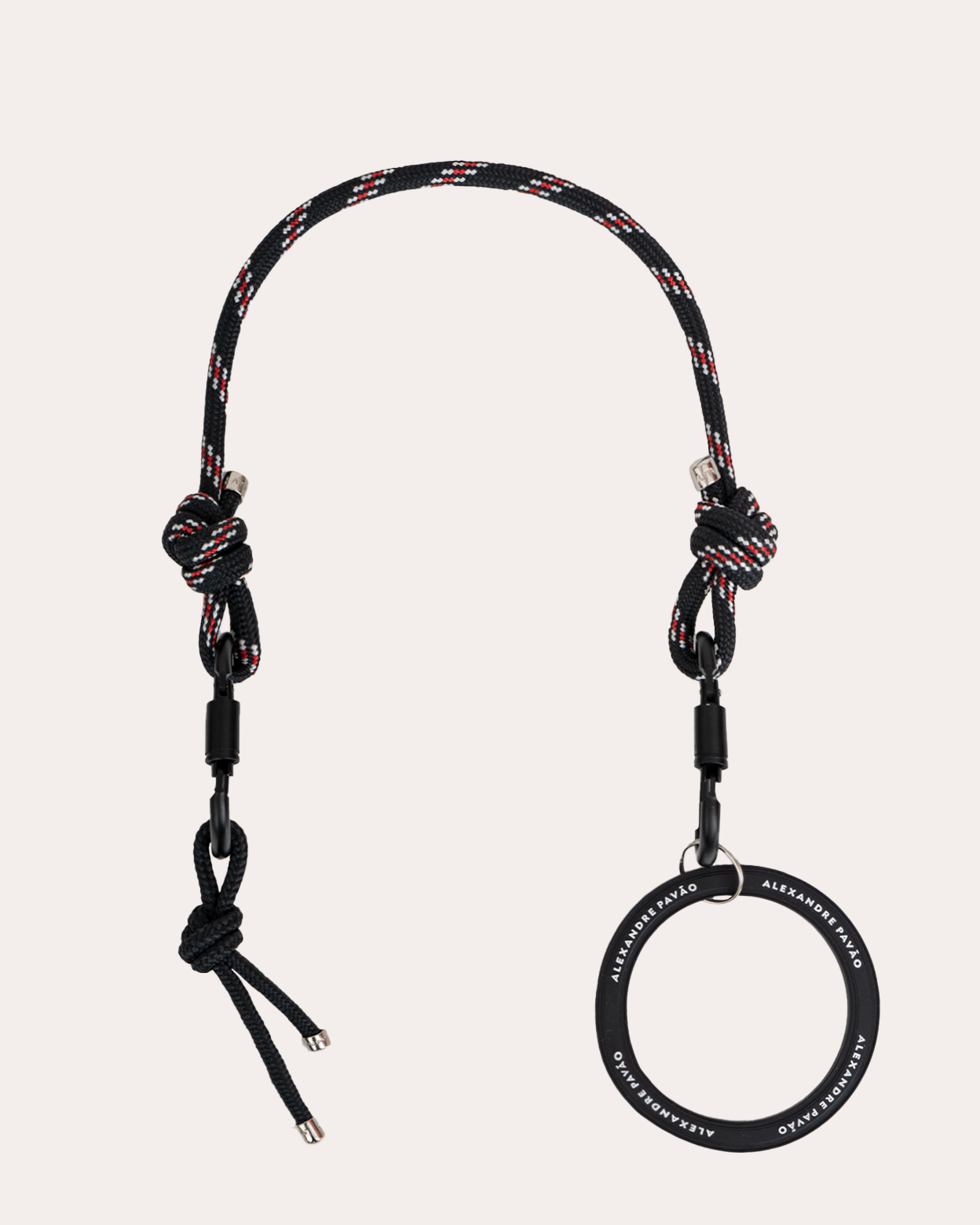 ALÇA DE OMBRO SIMPLES - PRETO LISTRADO