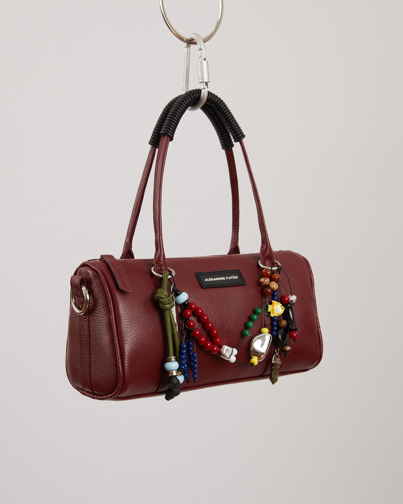 Sophia Beaded Handbag - Burgundy