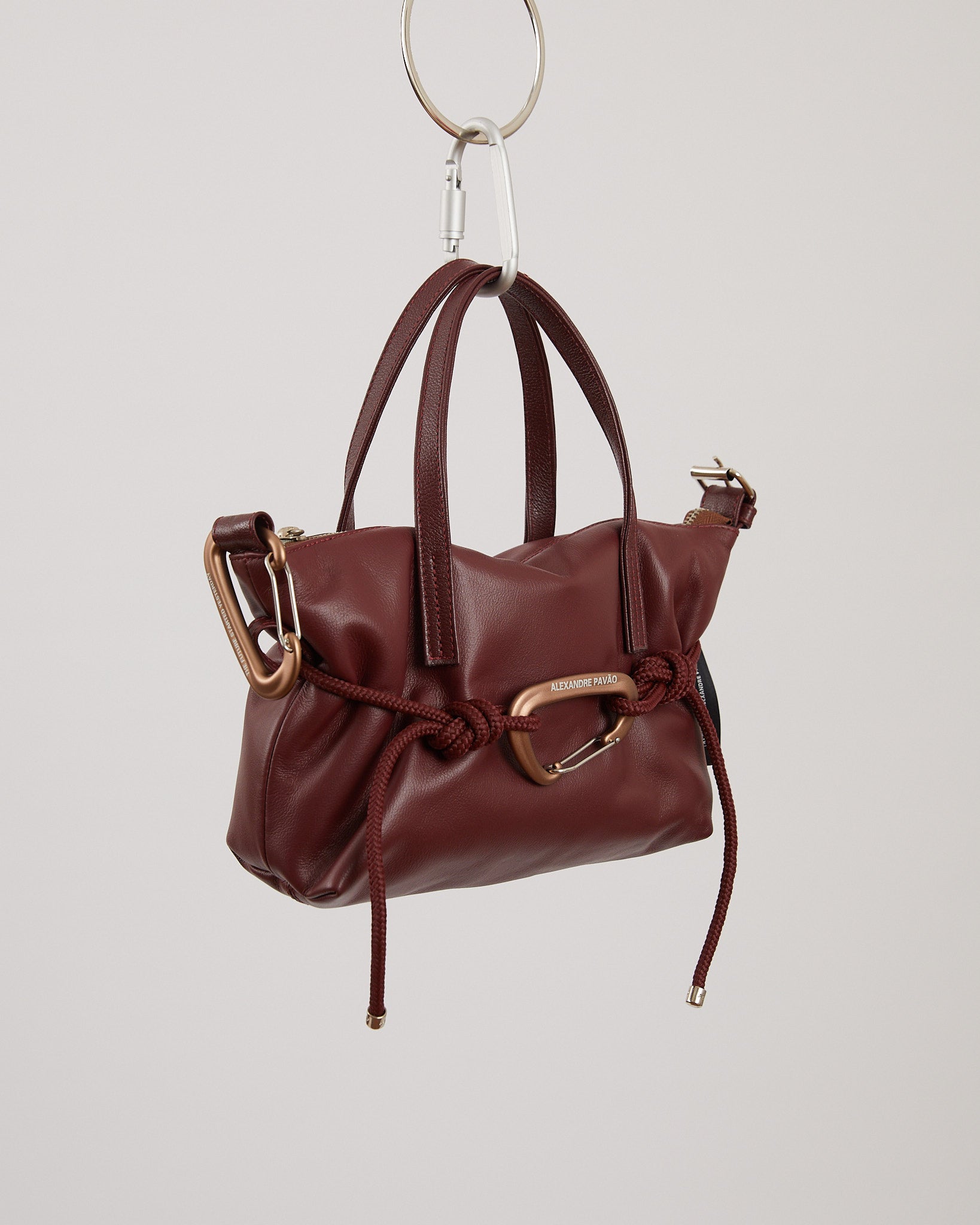 Pillow Shoulder Bag Small - Burgundy – Alexandre Pavao