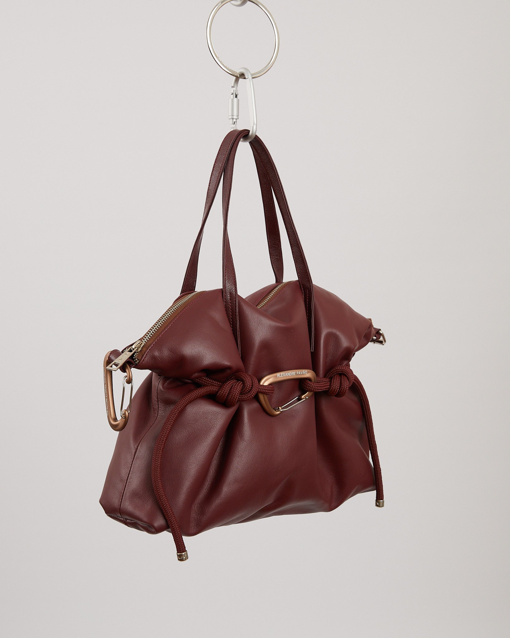 Pillow Shoulder Bag Large - Burgundy – Alexandre Pavao