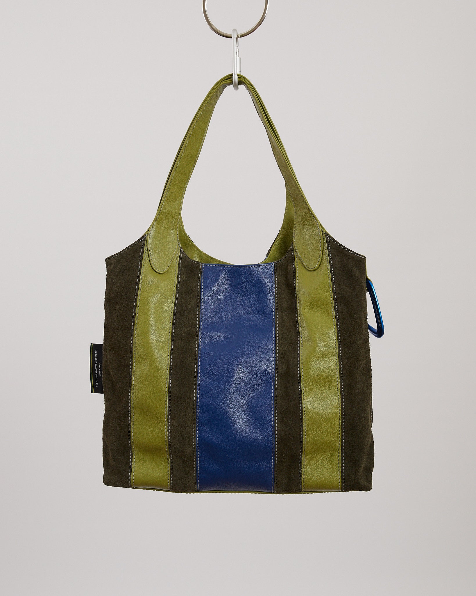 Bonny Stripes Tote Bag - Verde