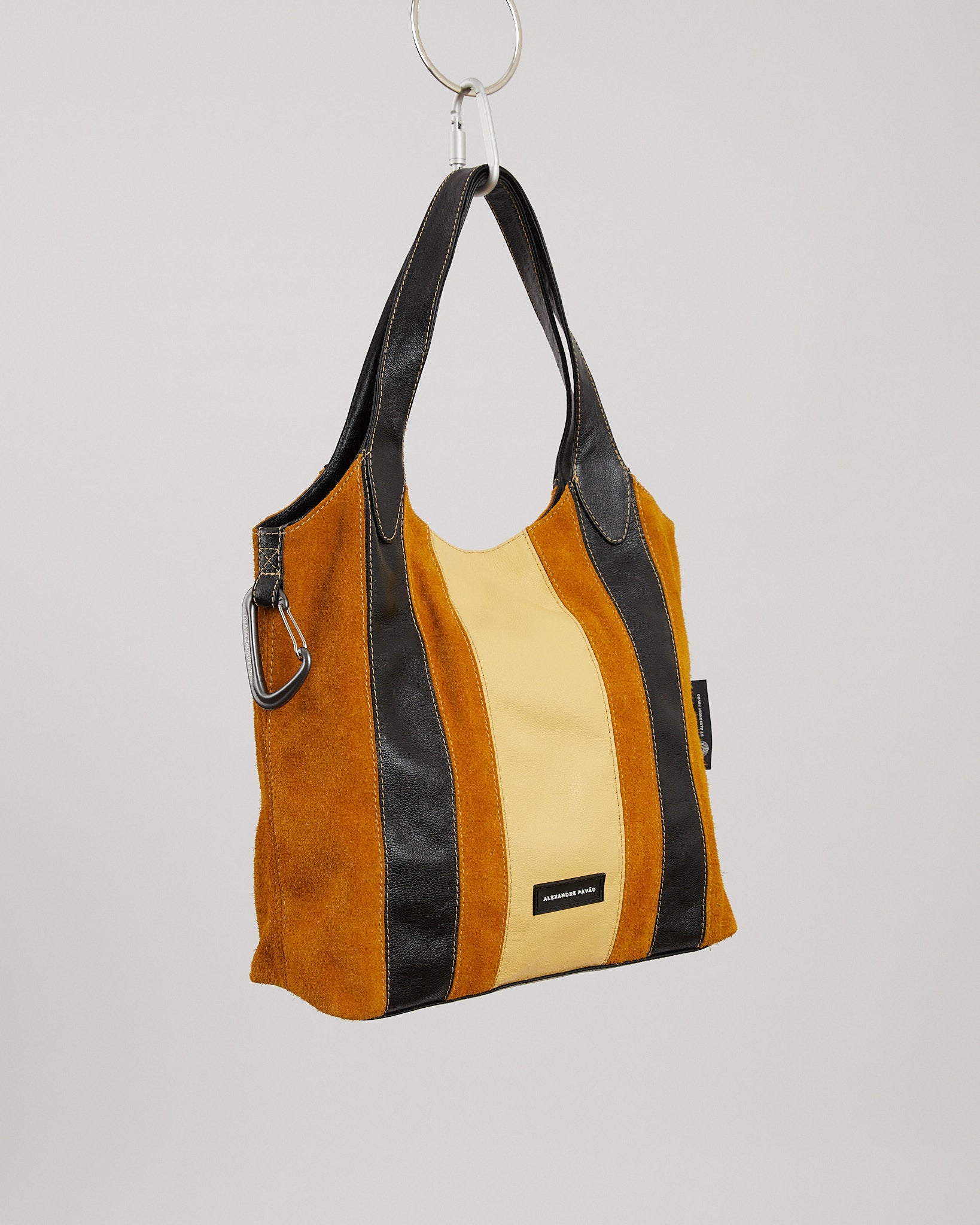 Bonny Stripes Tote Bag - Caramelo