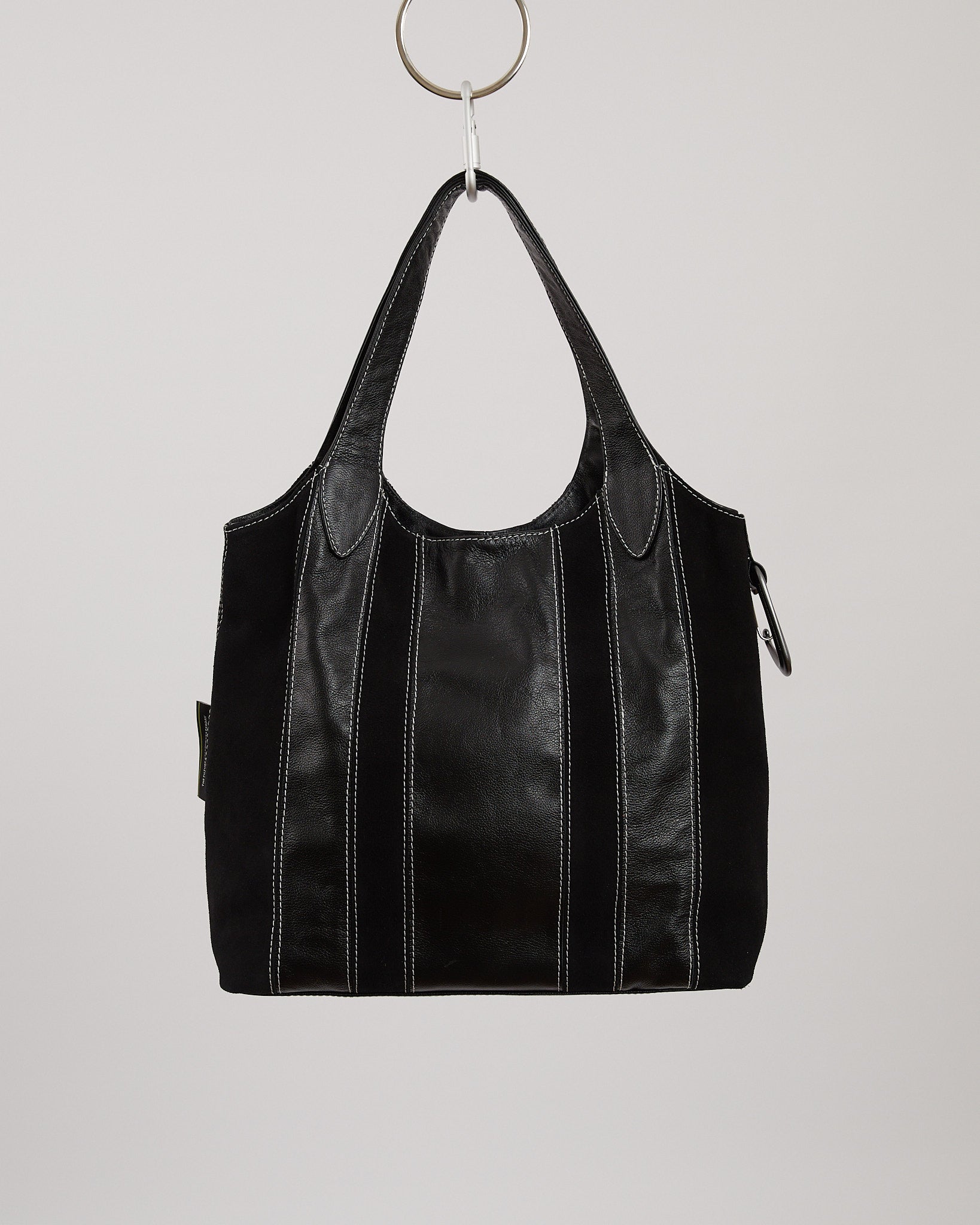Bonny Stripes Tote Bag - Preto