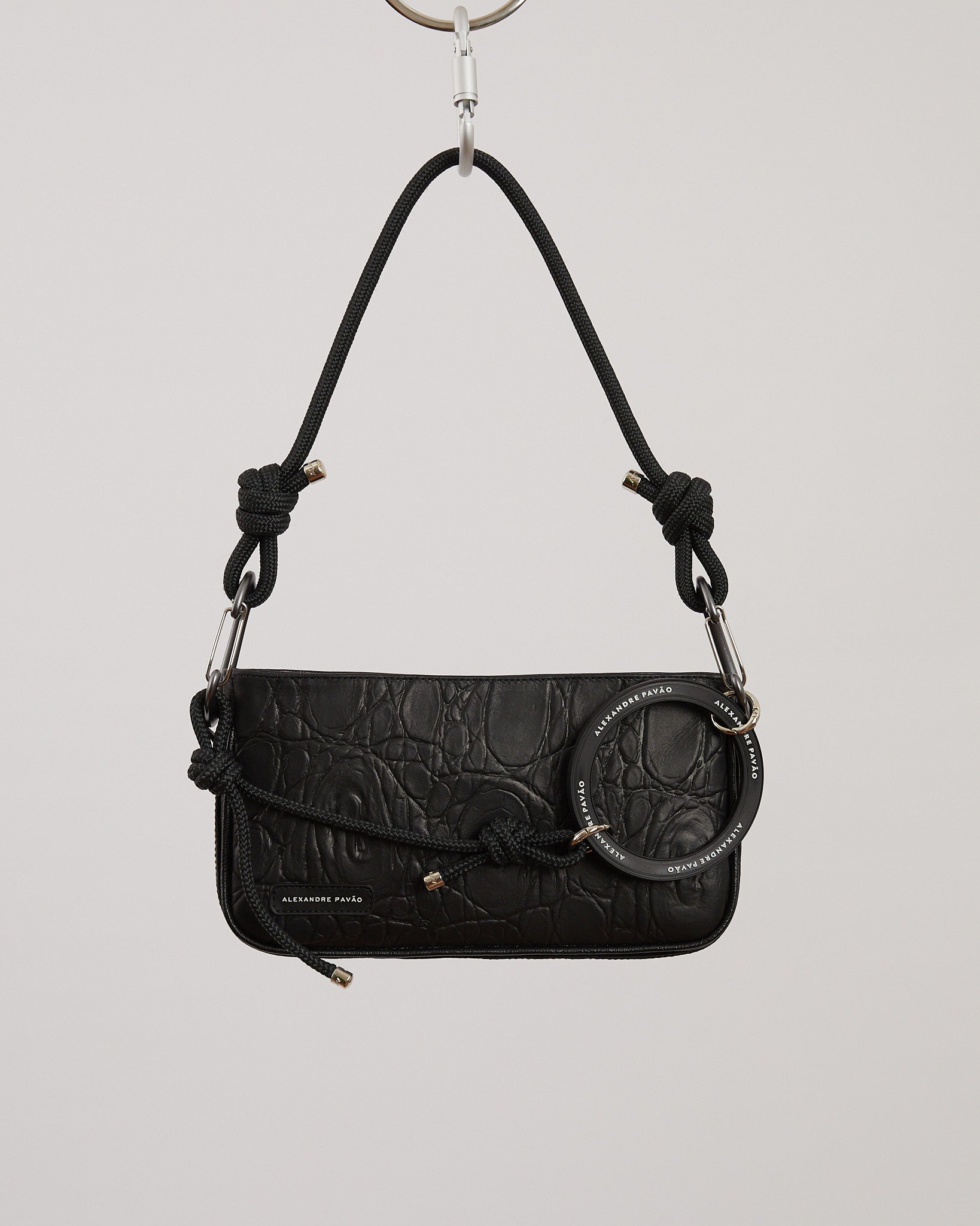 Paris Shoulder Bag - Preto Croco