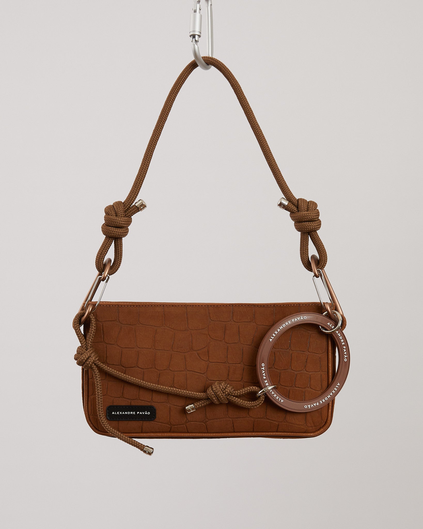 Paris Shoulder Bag - Marrom Croco – Alexandre Pavao