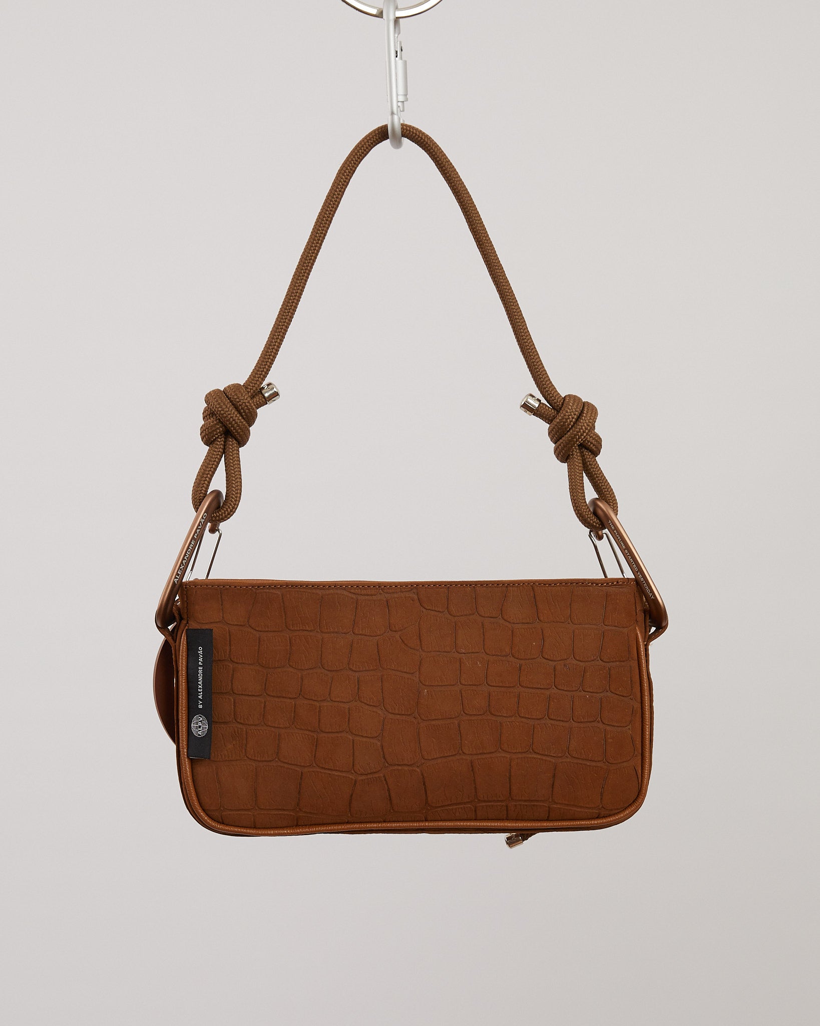 Paris Shoulder Bag - Marrom Croco – Alexandre Pavao