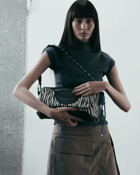 Stella Messenger Bag Média - Zebra
