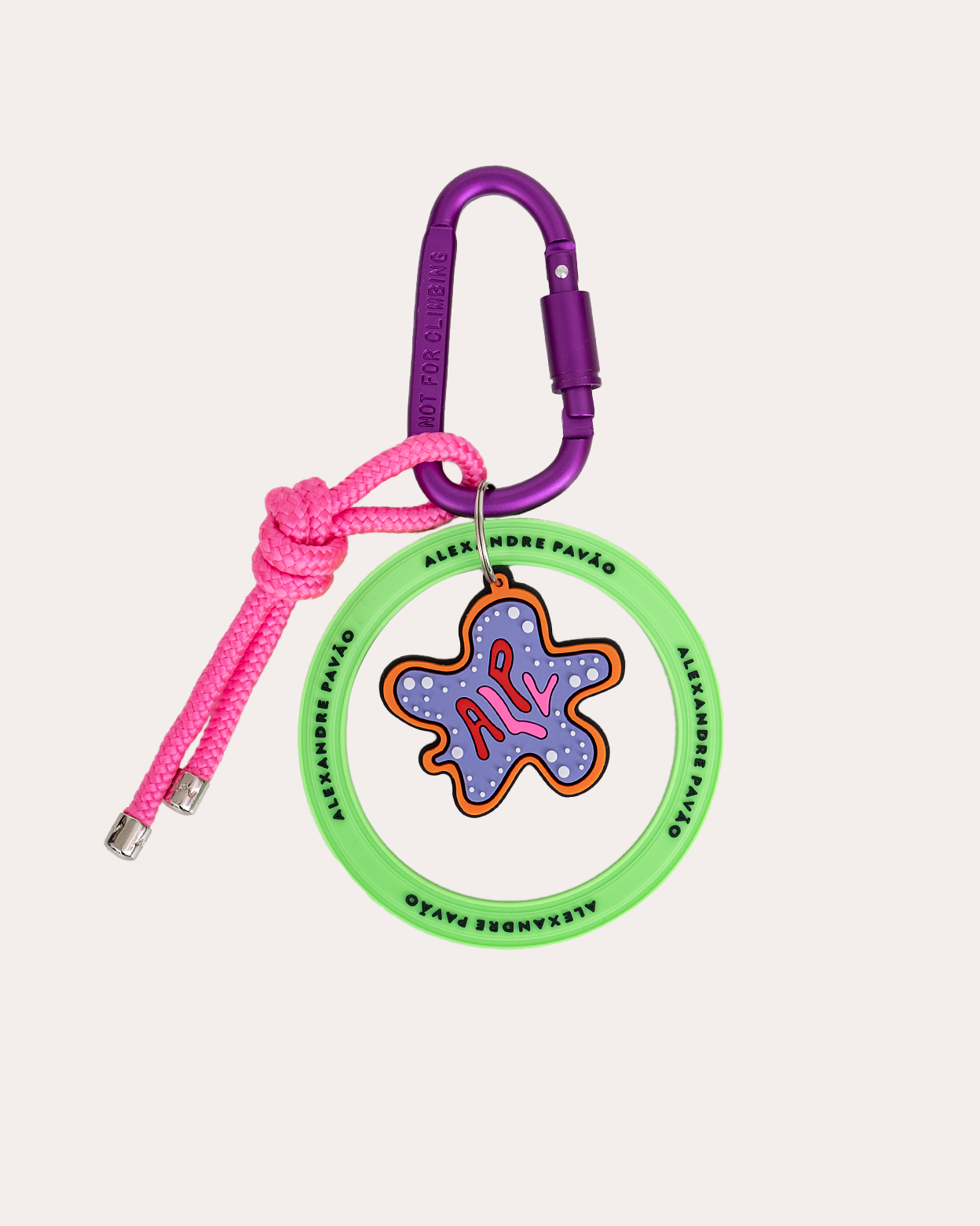 ALPV LOGO KEYCHAIN - ROXO