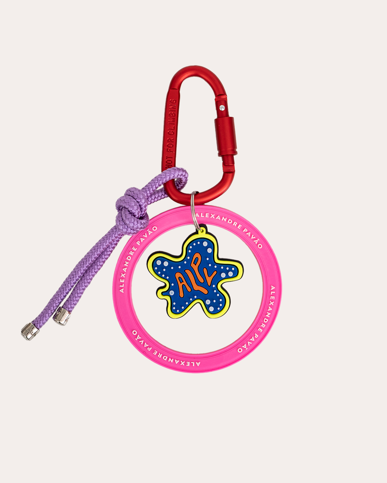 ALPV LOGO KEYCHAIN - VERMELHO