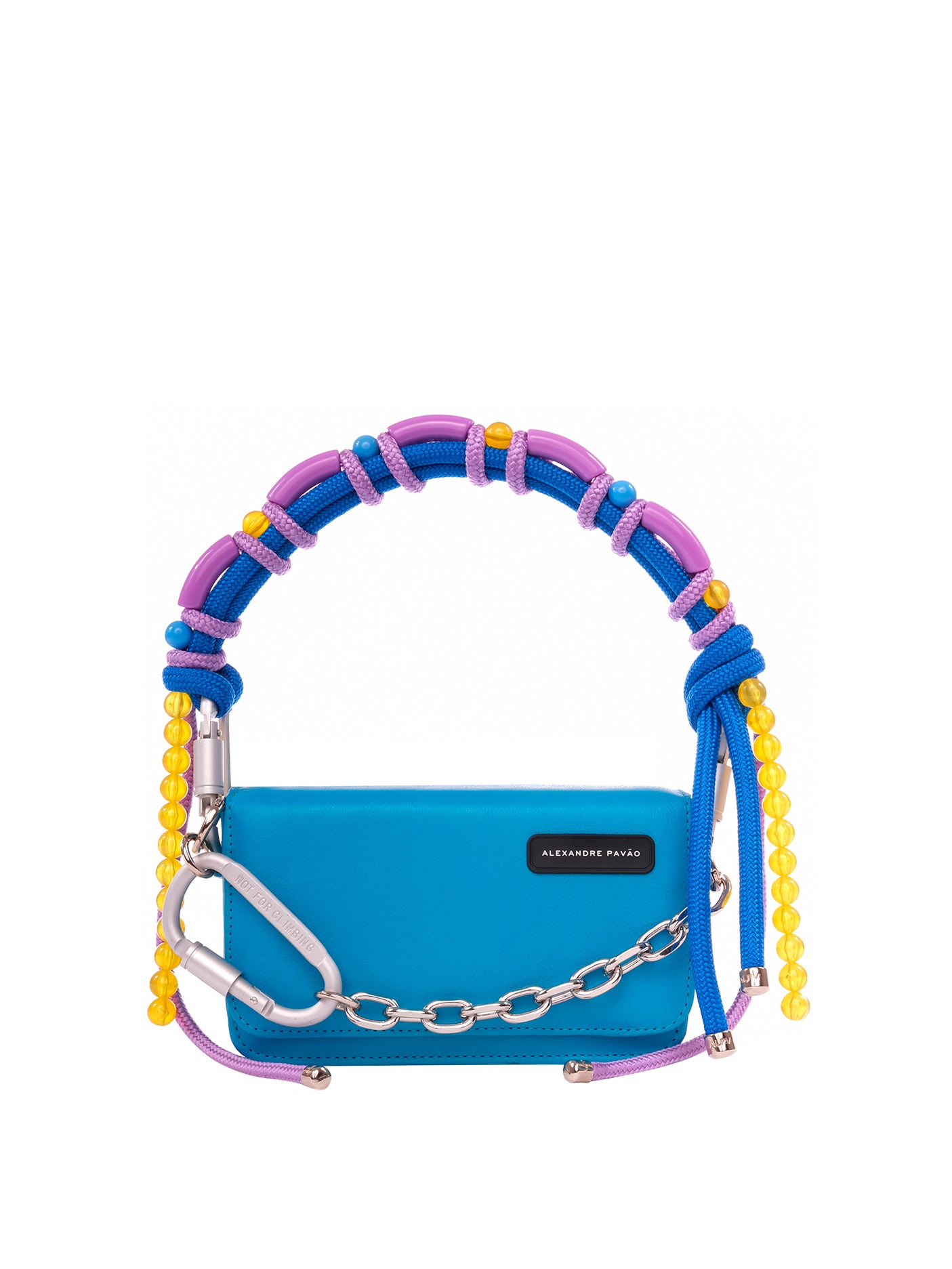 BEADED SUSAN HANDBAG - AZUL CLARO