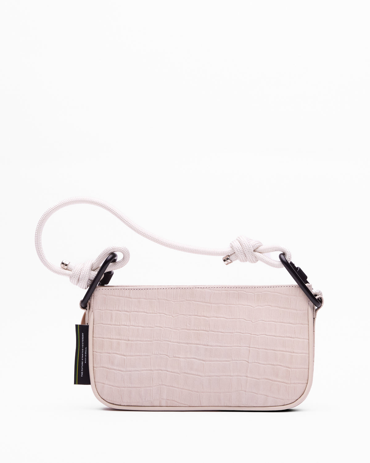 Paris Shoulder Bag -  Croco Off-White